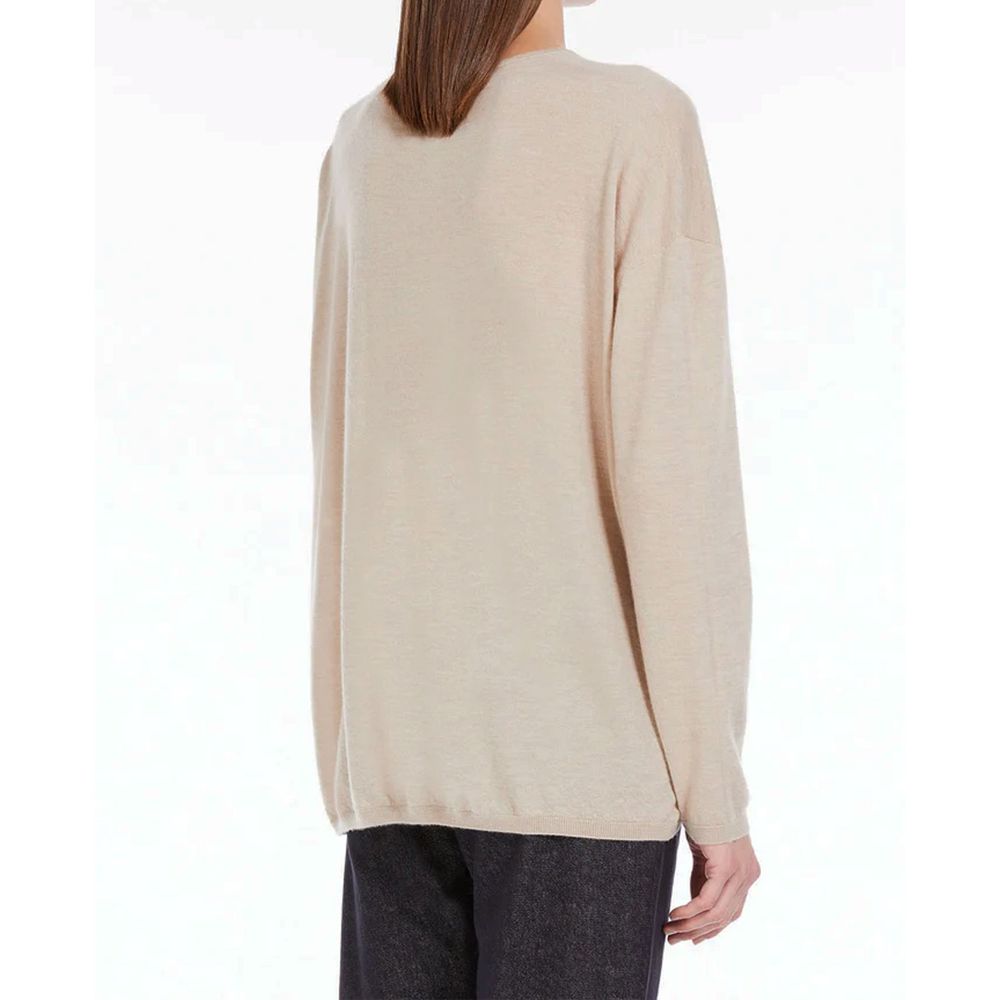 Max Mara Beige Cashmere Sweatshirt