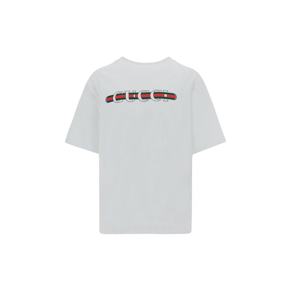 Gucci White Cotton T-Shirt