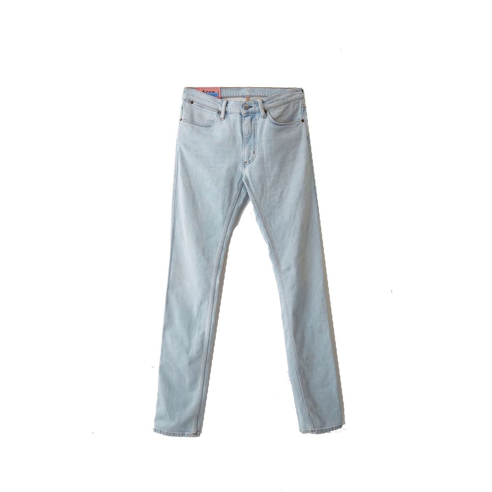 Acne Studios Blue Cotton Skinny Jeans