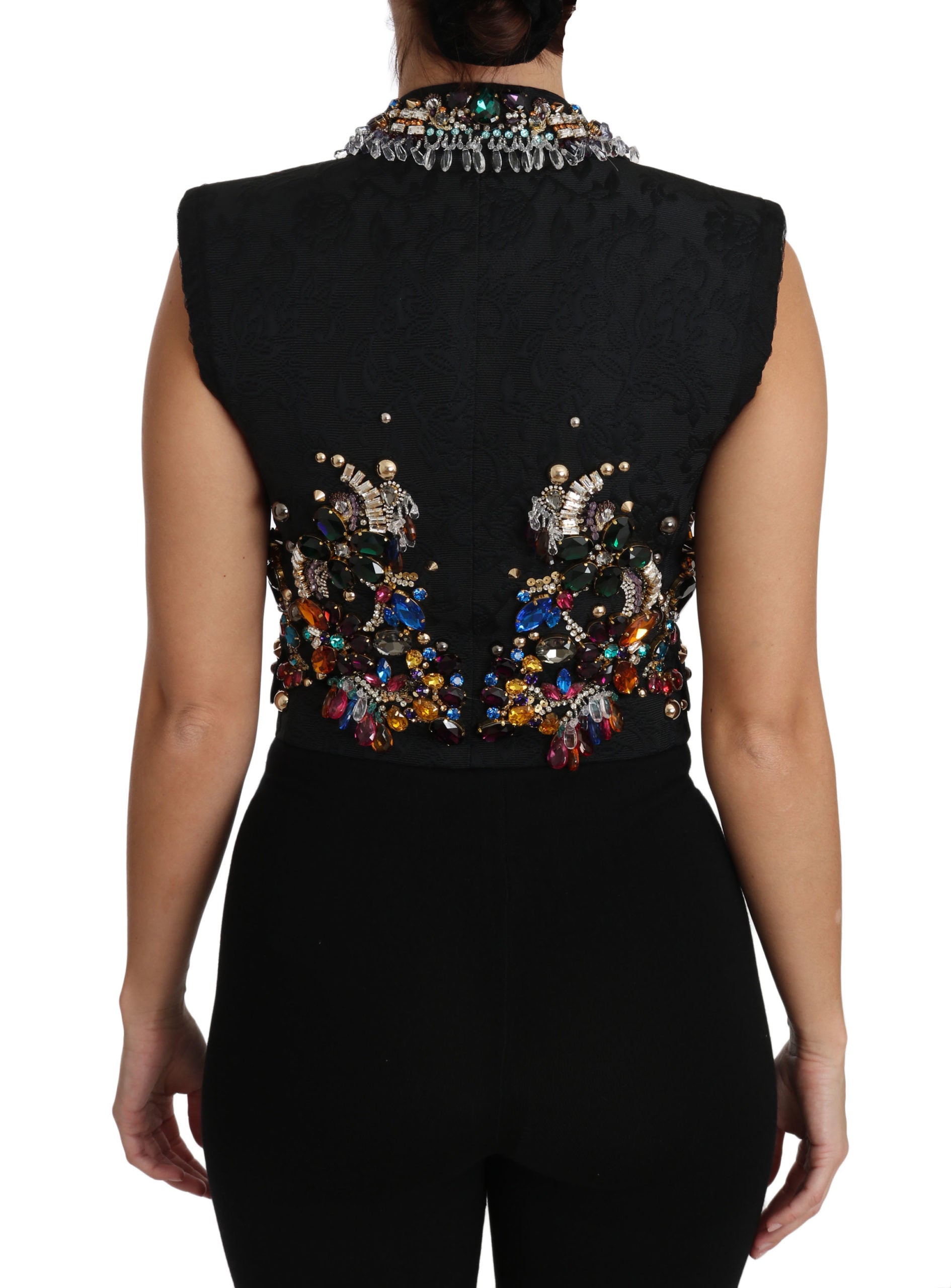Dolce & Gabbana Enchanted Sicily Weste mit Kristallverzierung