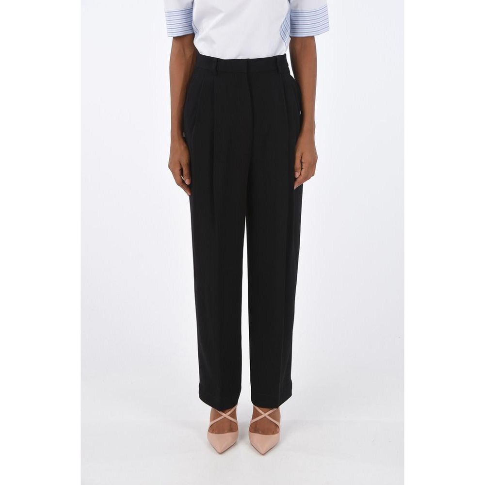 Tory Burch Black Acetate Casual Pants