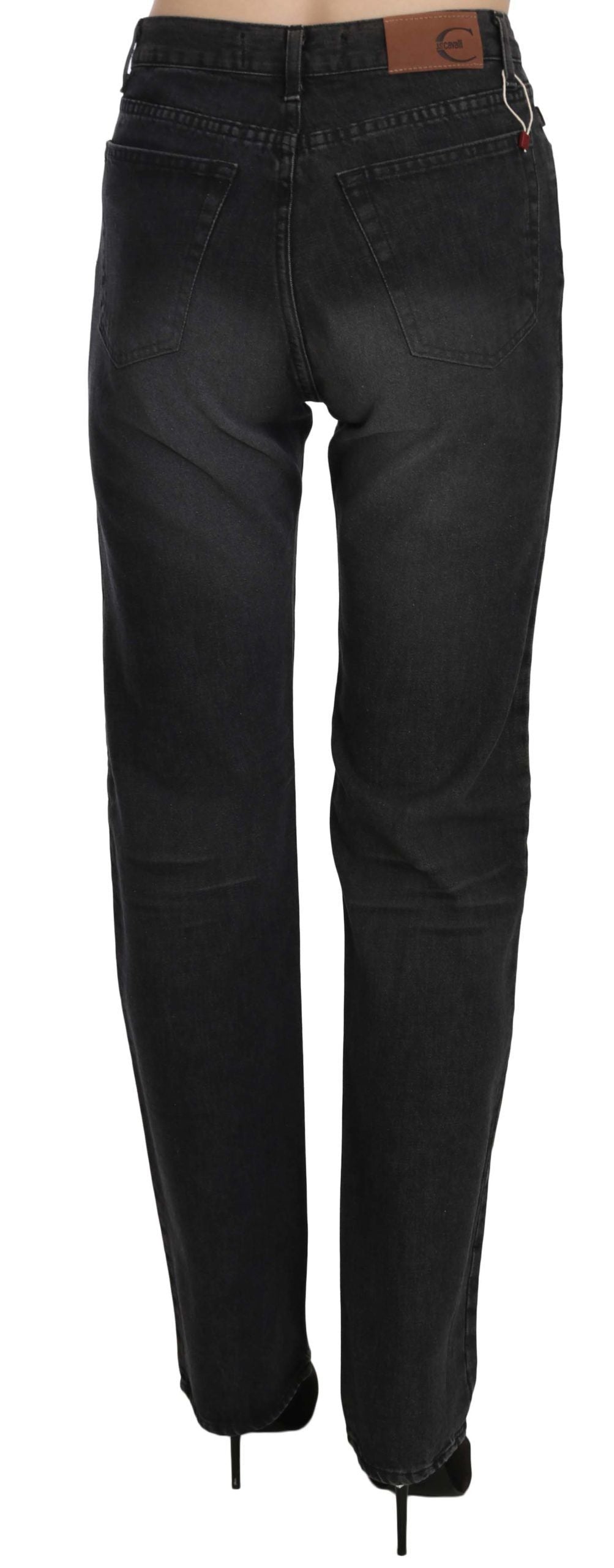 Just Cavalli – Veredeln Sie Ihren Stil: Schicker schwarzer High Waist Denim