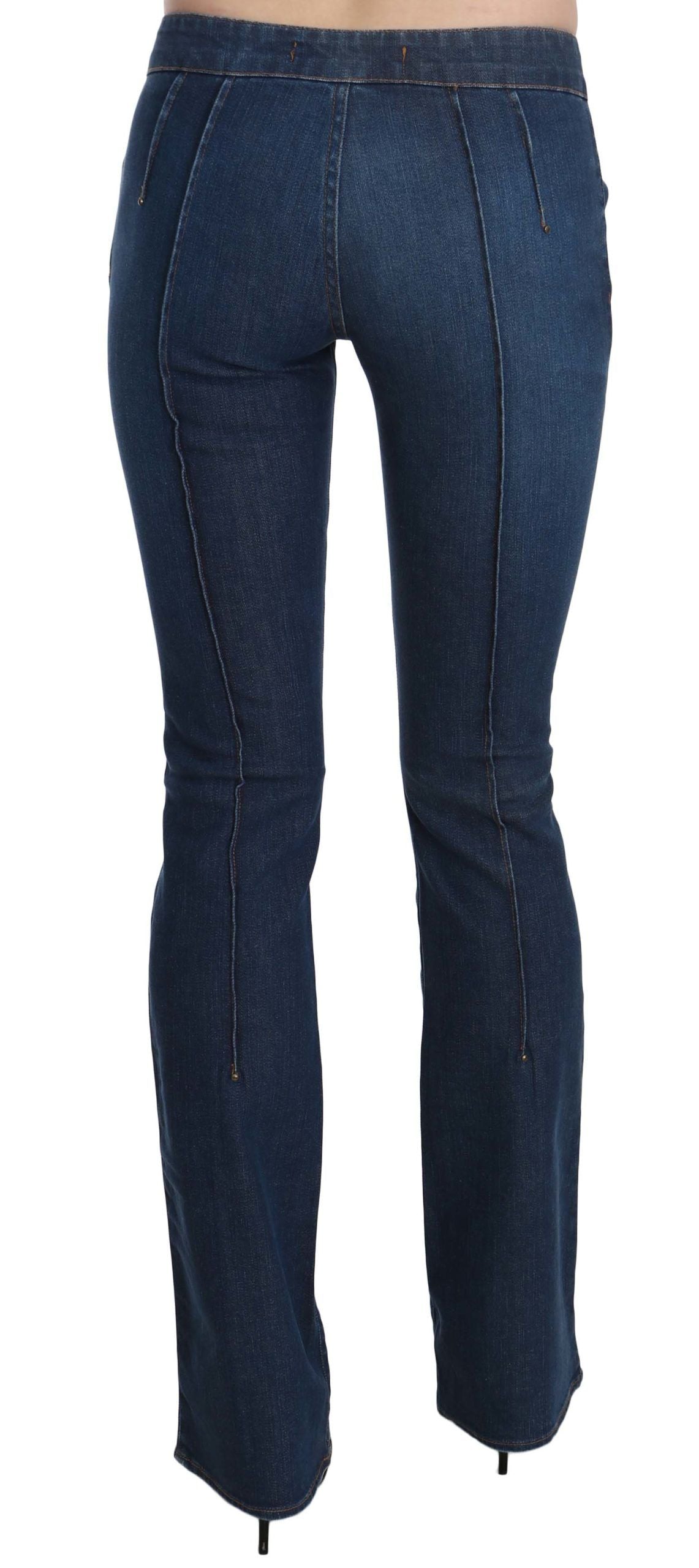 Just Cavalli – Schicke, blau verwaschene Bootcut-Jeans