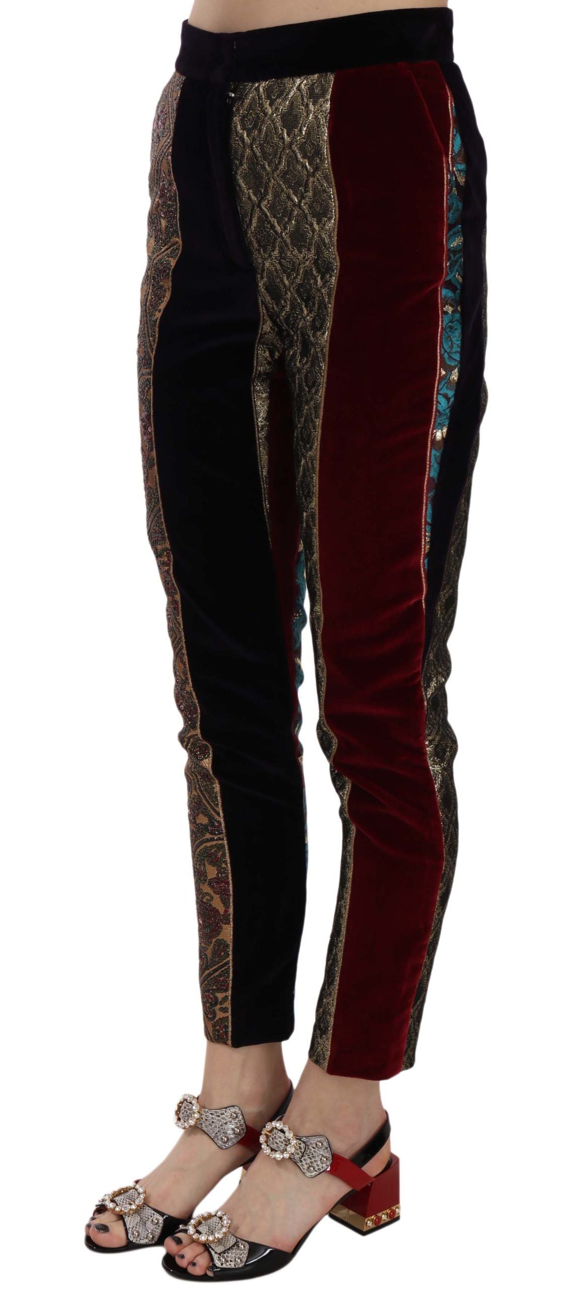 Dolce & Gabbana Elegante mehrfarbige Jacquard-Shorts