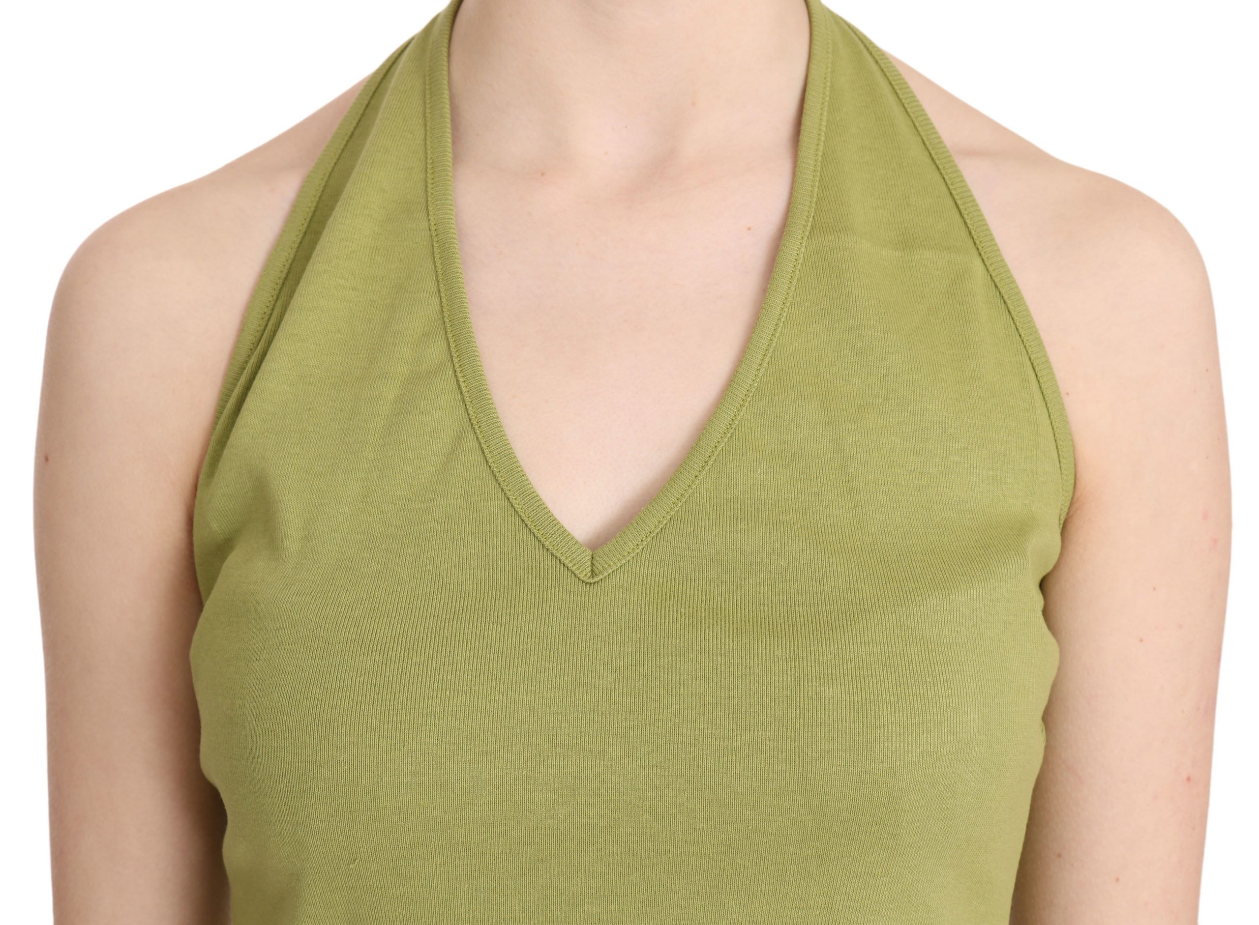 Maiou casual fără mâneci, cu imprimeu halter elegant GF Ferre