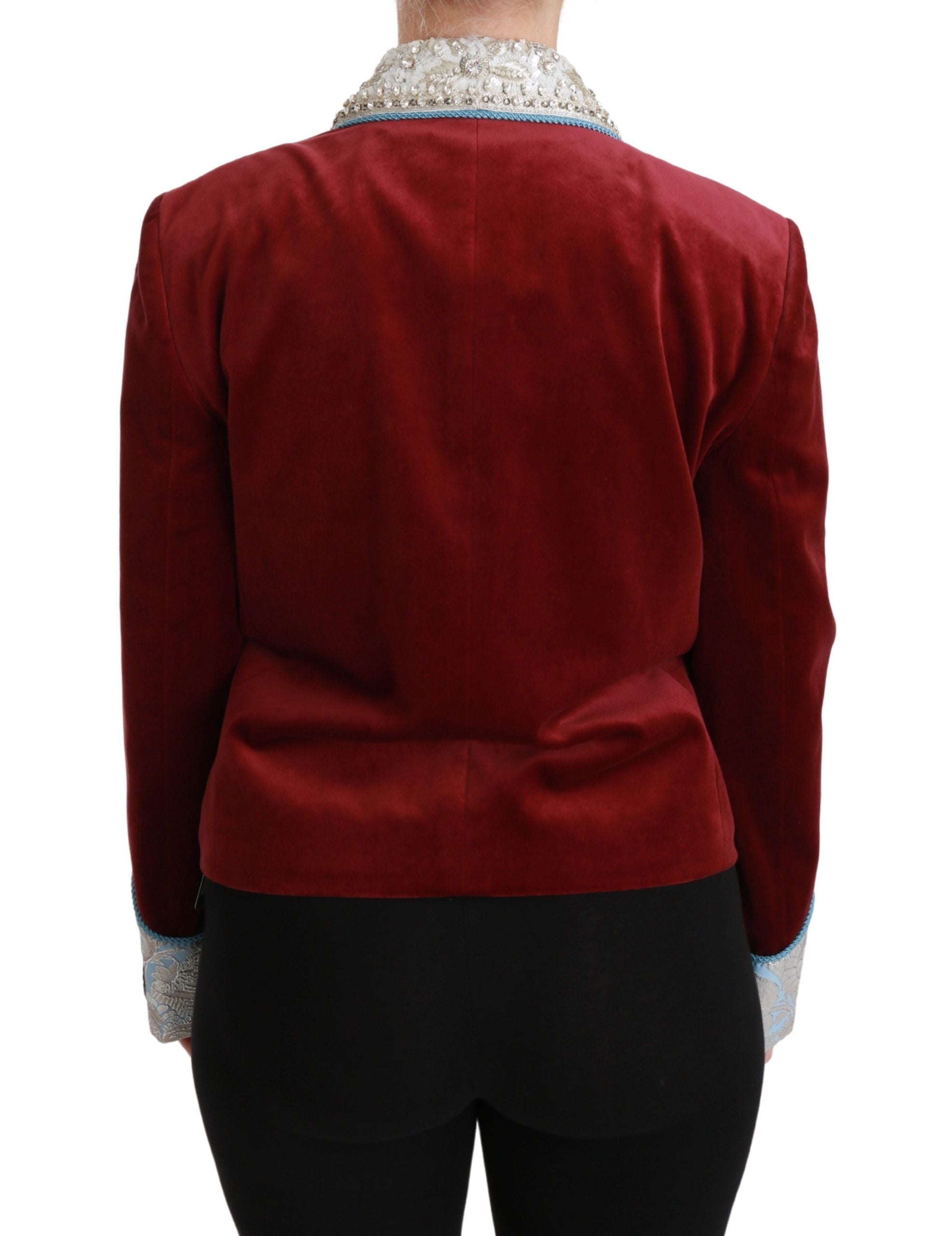 Dolce & Gabbana – Opulenter roter Blazer mit Barock-Detail