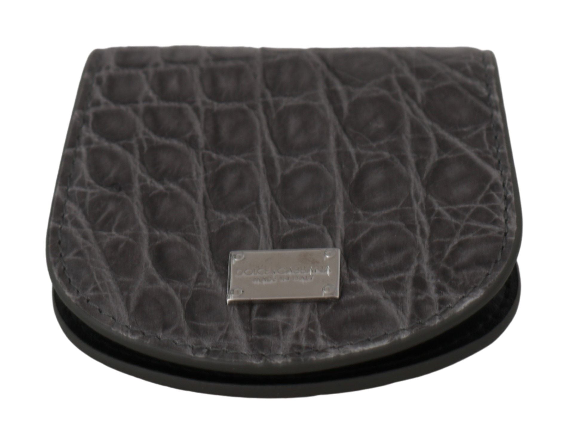 Dolce & Gabbana – Exotic Grey – Kondometui aus Leder