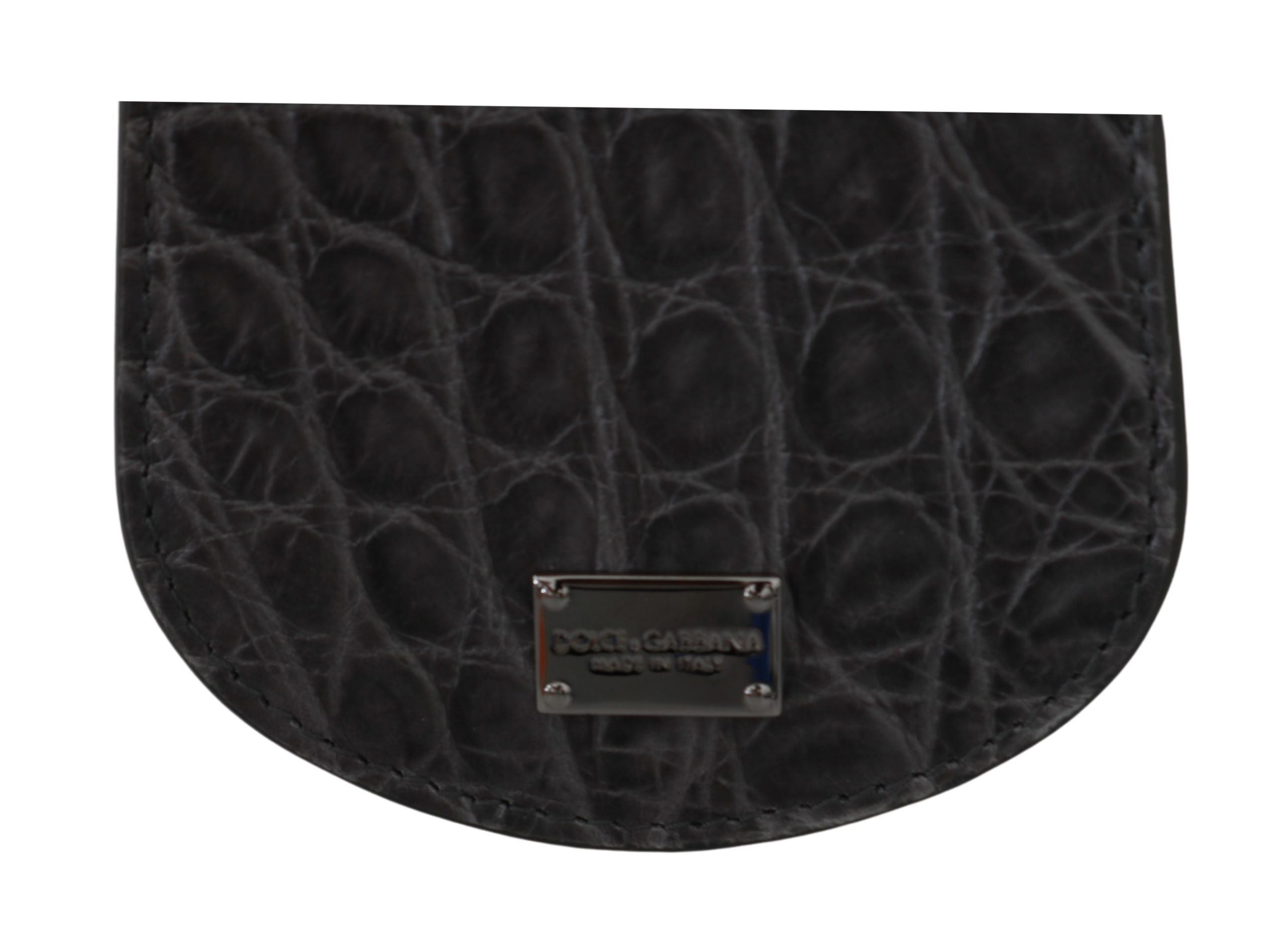 Dolce & Gabbana – Exotic Grey – Kondometui aus Leder