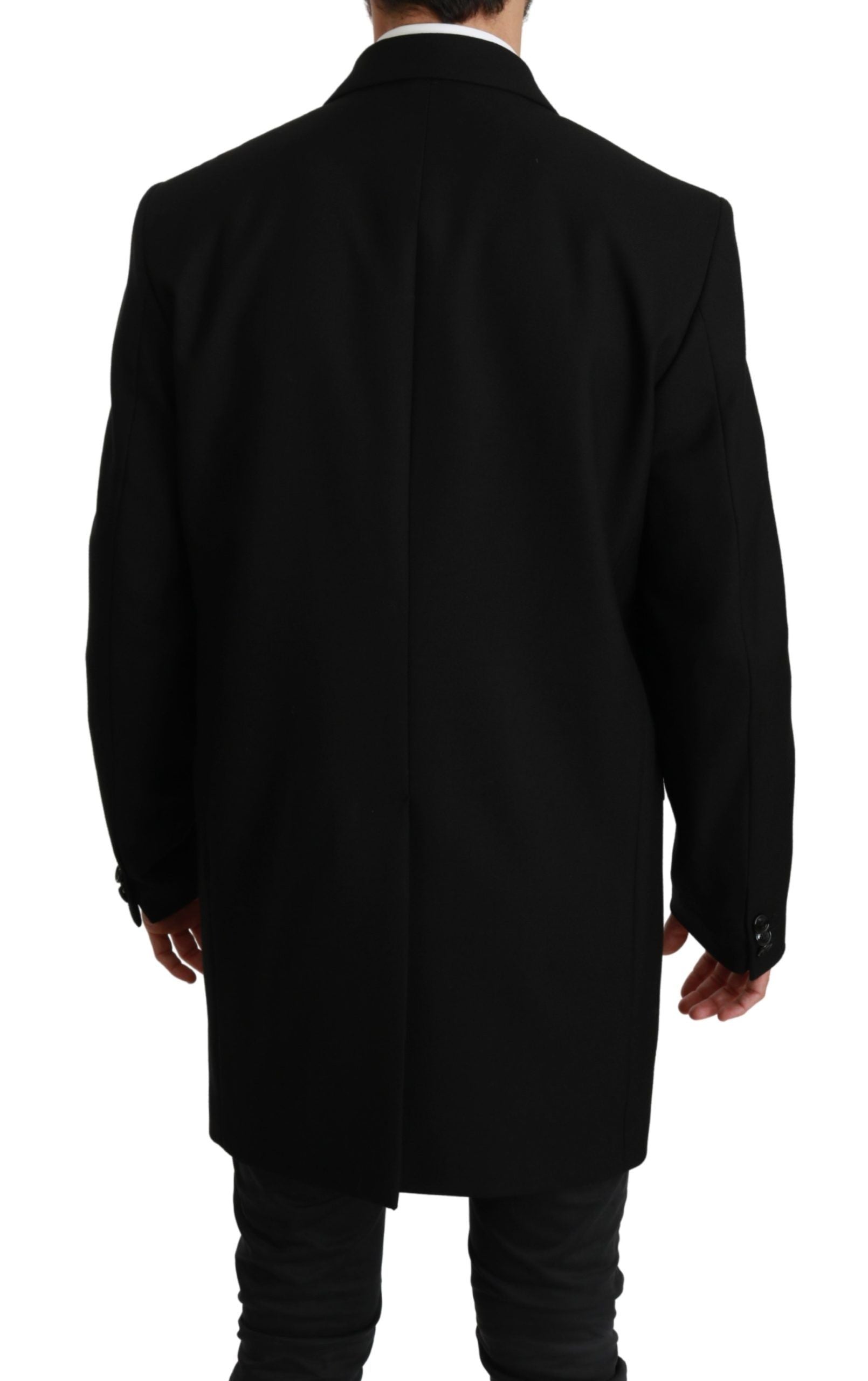 Dolce & Gabbana – Eleganter, formeller Blazer aus schwarzer Wolle
