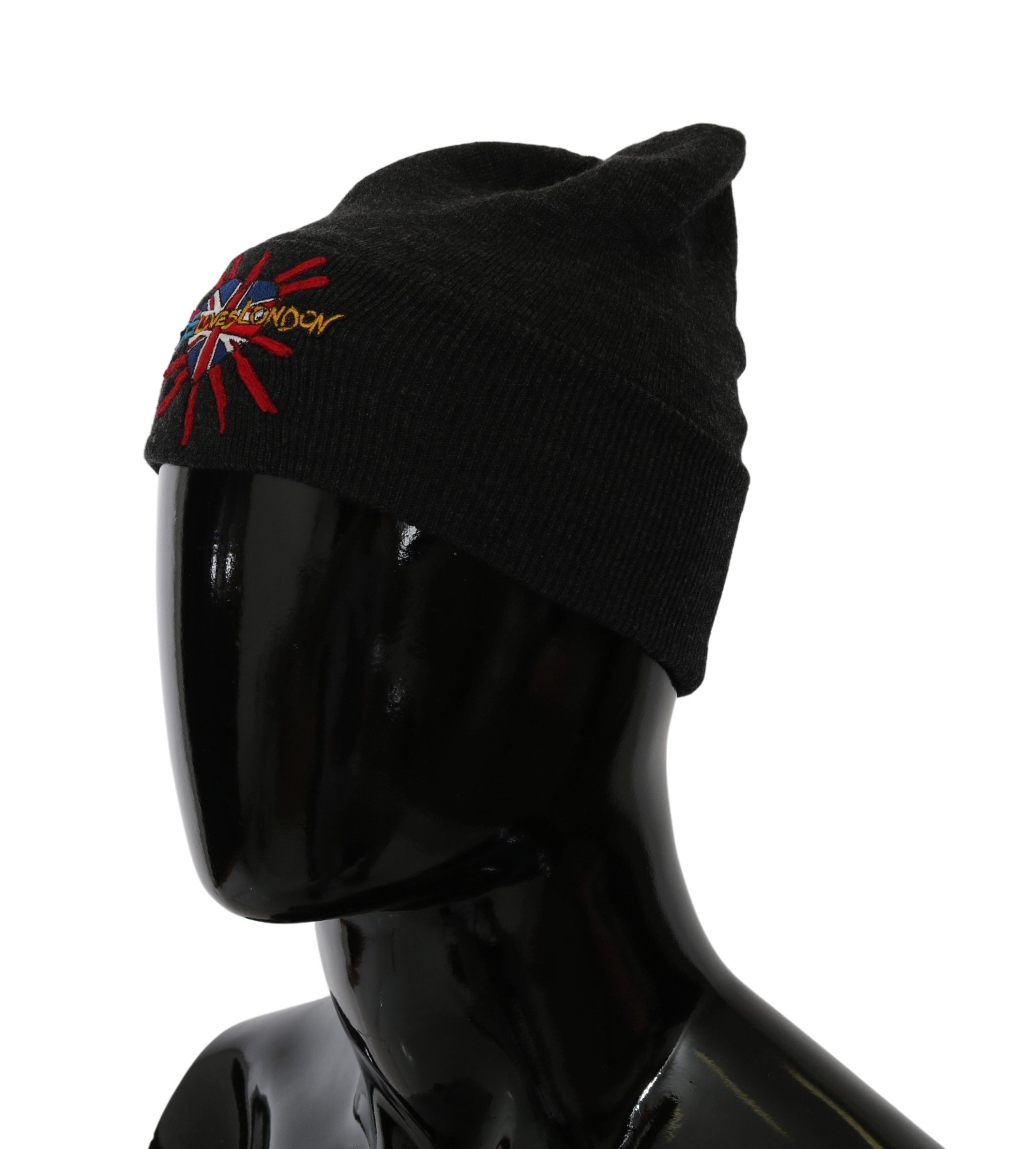 Căciulă Dolce & Gabbana Chic Gri cu Broderie Exclusivă