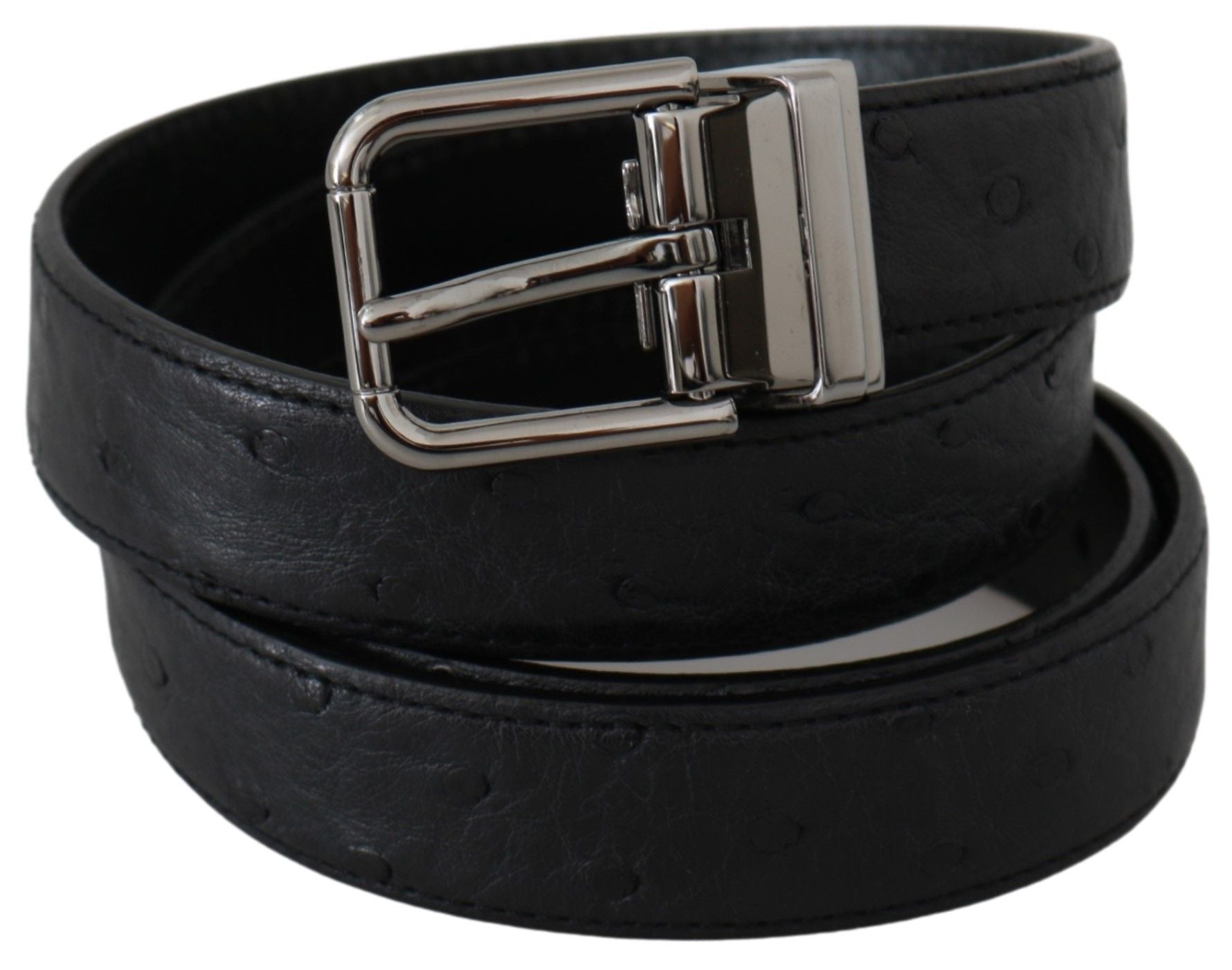 Dolce & Gabbana Eleganter Designergürtel aus exotischem Leder