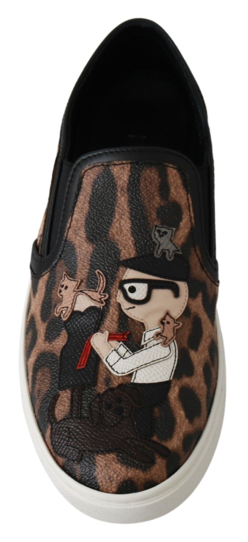 Dolce & Gabbana – Schicke Loafer mit Leopardenmuster für eleganten Komfort