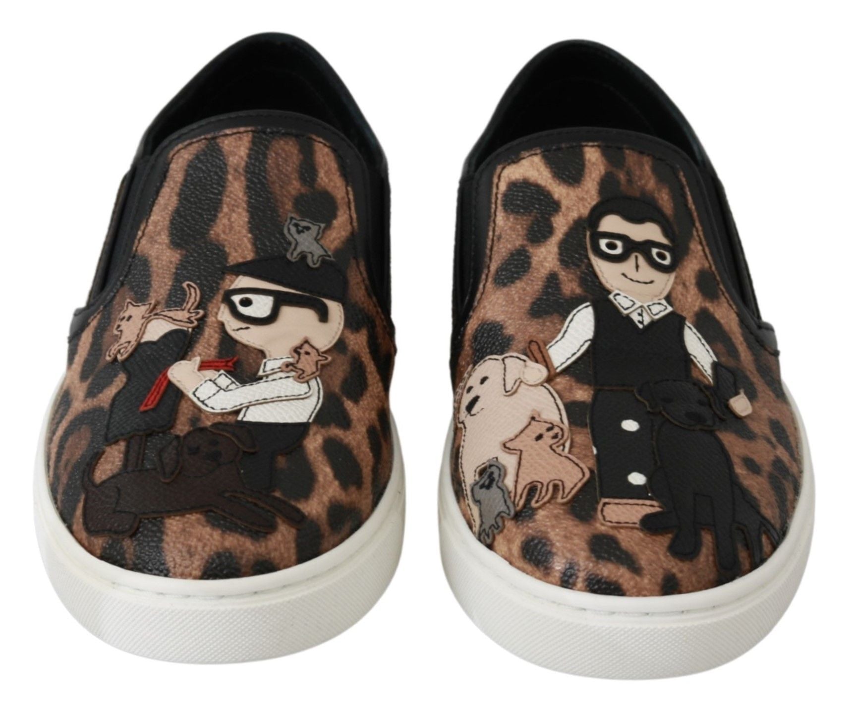 Dolce & Gabbana – Schicke Loafer mit Leopardenmuster für eleganten Komfort