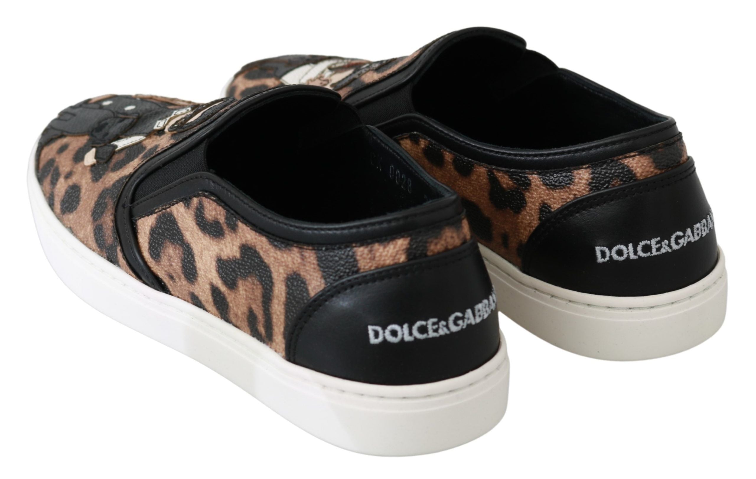 Dolce & Gabbana – Schicke Loafer mit Leopardenmuster für eleganten Komfort