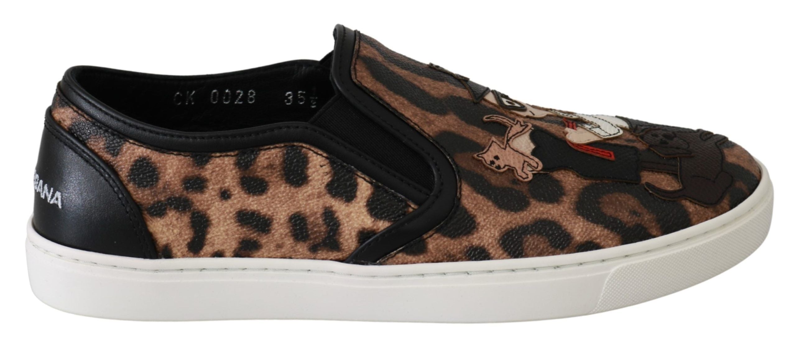 Dolce & Gabbana – Schicke Loafer mit Leopardenmuster für eleganten Komfort
