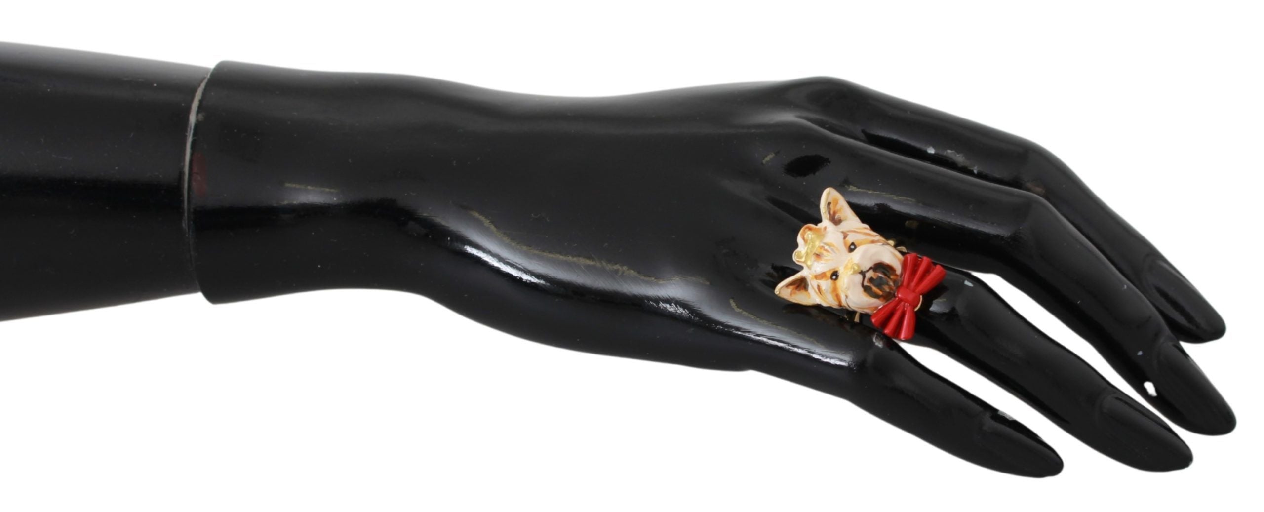 Inel auriu Dolce & Gabbana Chic Canine Statement