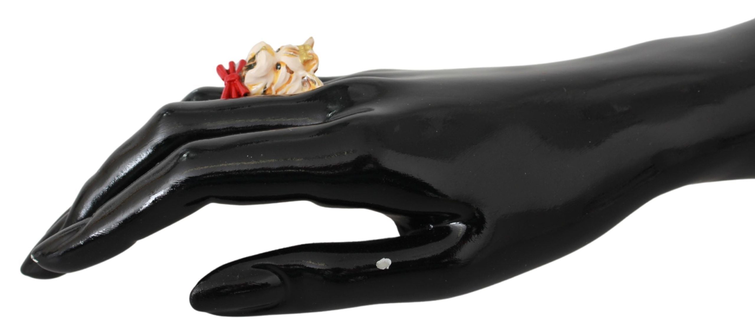 Inel auriu Dolce & Gabbana Chic Canine Statement