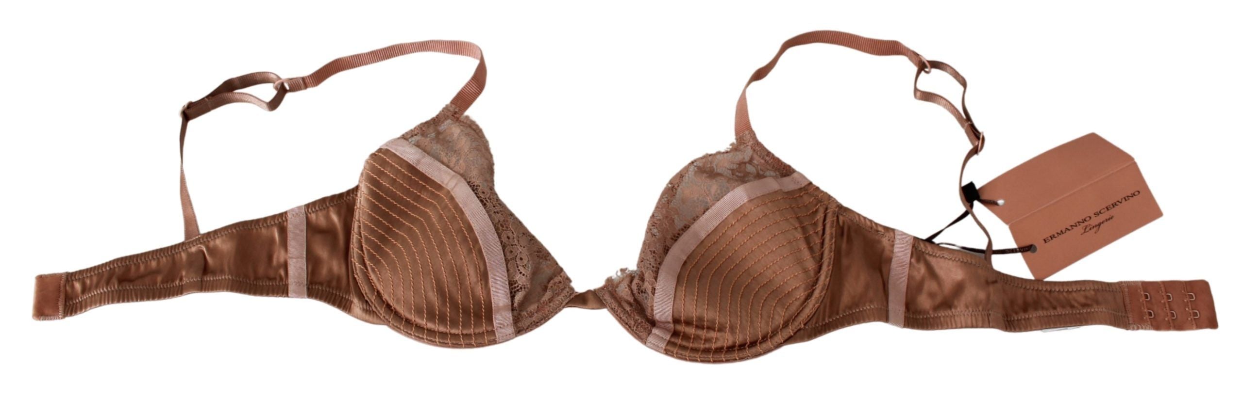 Ermanno Scervino Eleganter Push-Up-BH aus Spitze in Nude