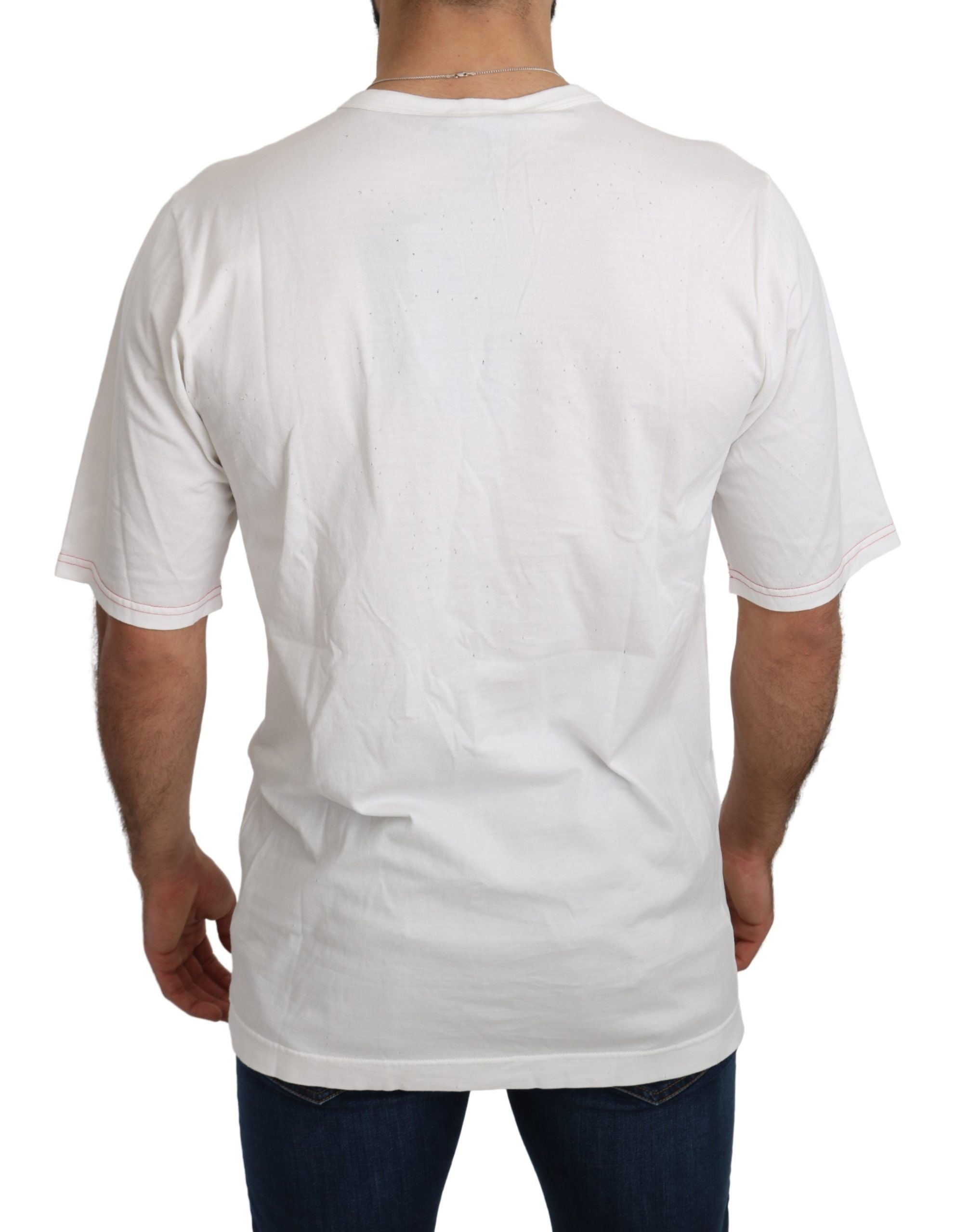 Dolce & Gabbana – Elegantes Slim-Fit-T-Shirt mit Leopardenmuster