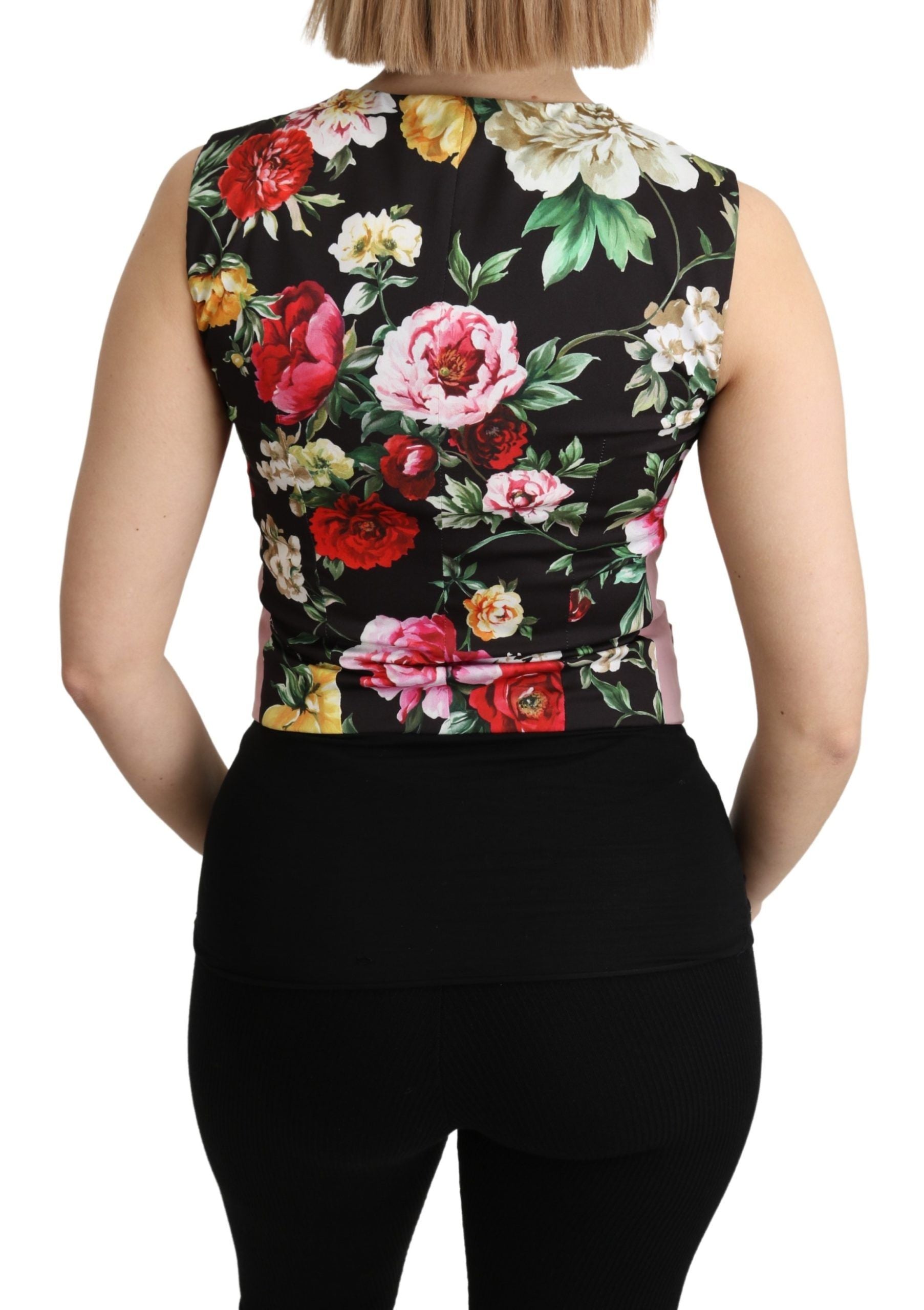 Vestă fără mâneci Dolce & Gabbana Chic în nuanțe de roz