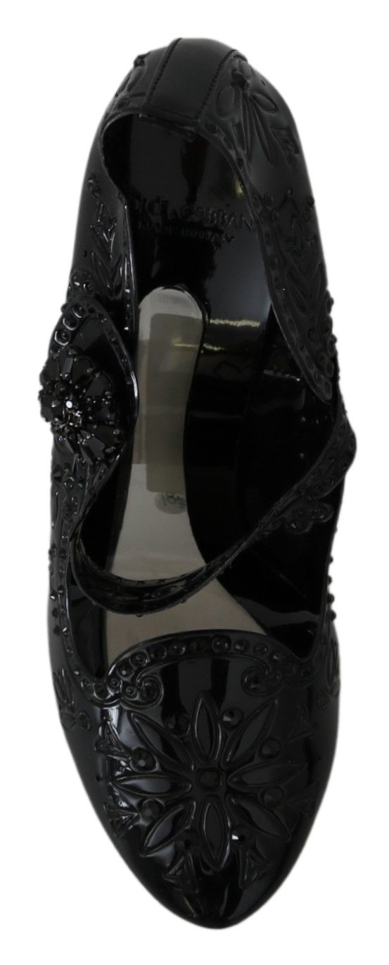 Dolce & Gabbana Elegante Cinderella-Pumps mit Kristallverzierung