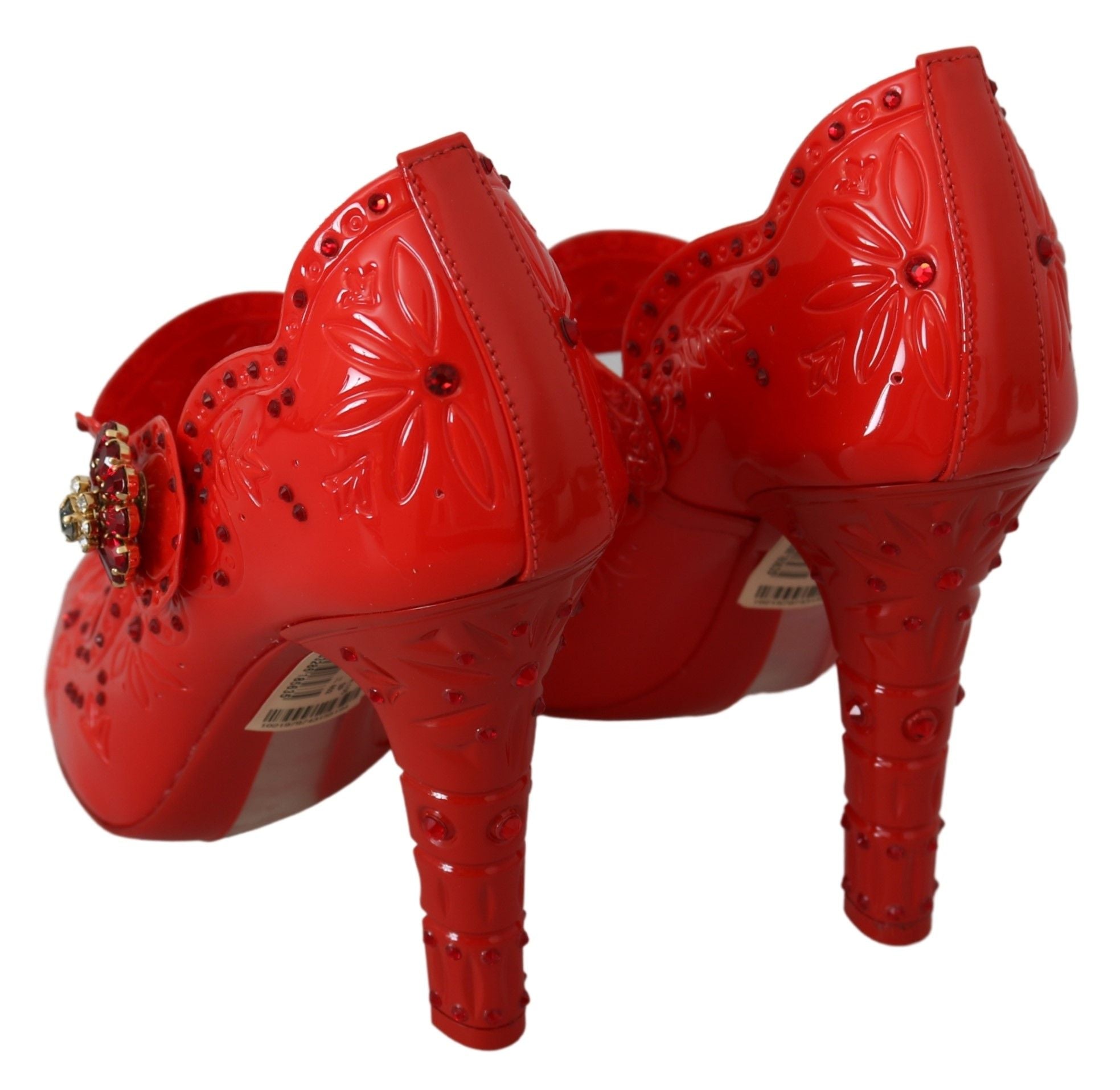 Dolce & Gabbana Schicke Cinderella-Pumps mit rotem Kristall
