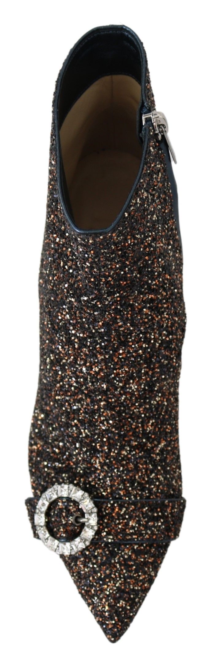 Jimmy Choo – Hanover – Glitzerstiefel mit Absatz in Amethyst-Mix