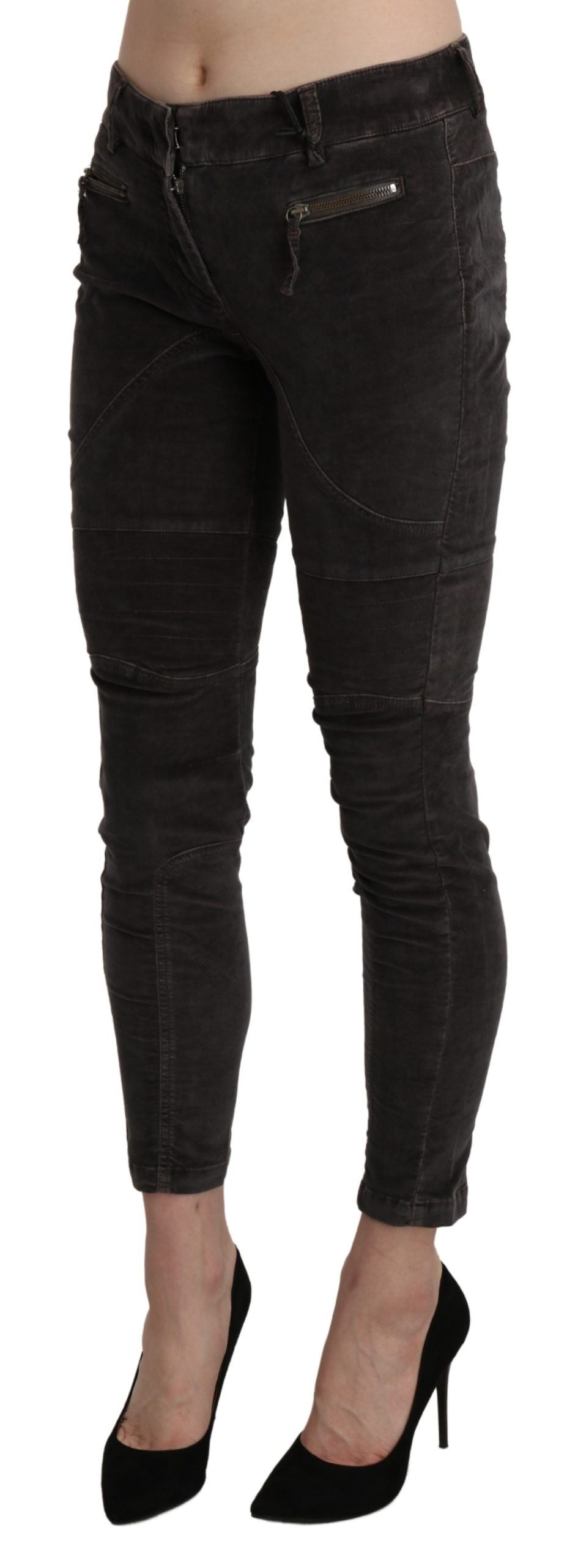 Ermanno Scervino Schicke braune Capri-Kurzhose