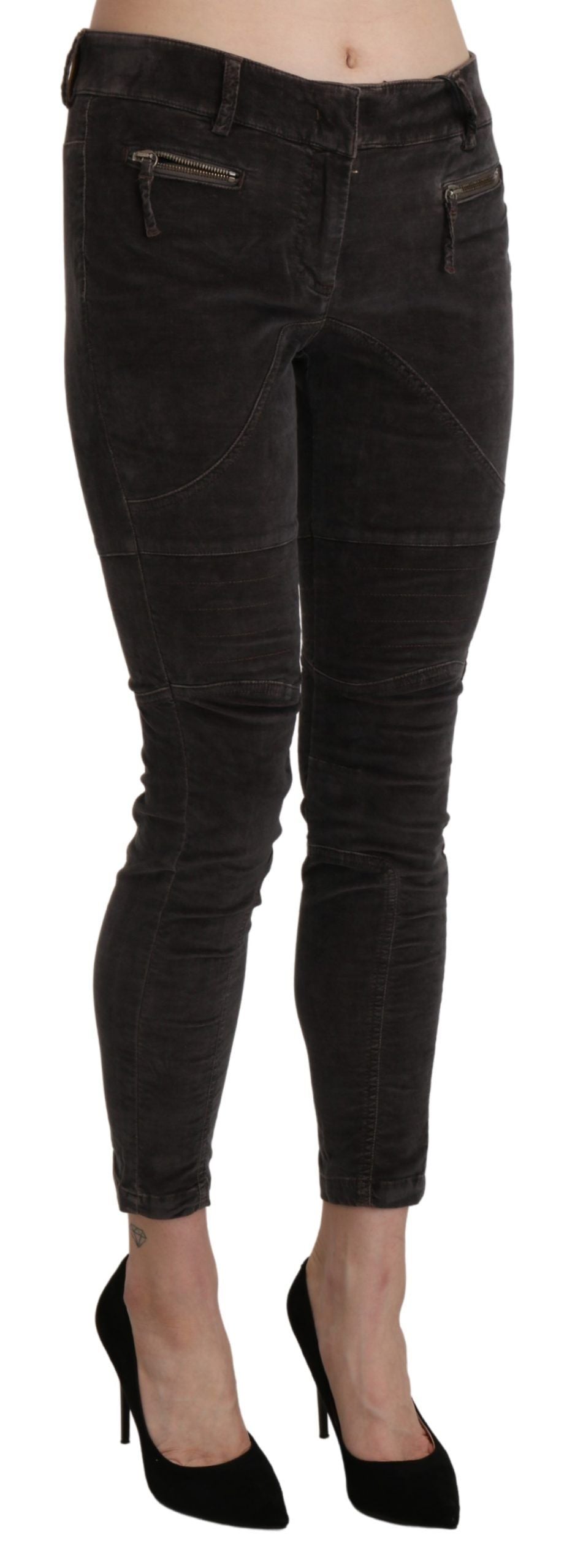 Ermanno Scervino Schicke braune Capri-Kurzhose