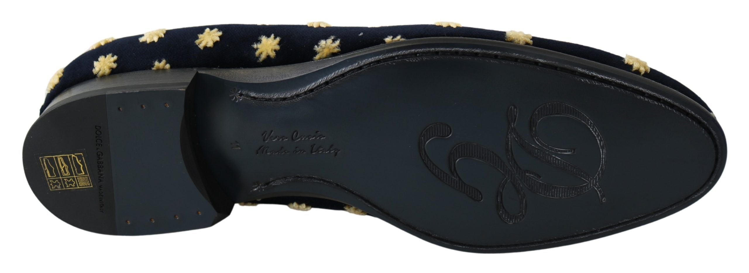 Dolce & Gabbana – Elegante Loafer aus Samt mit Kronenstickerei