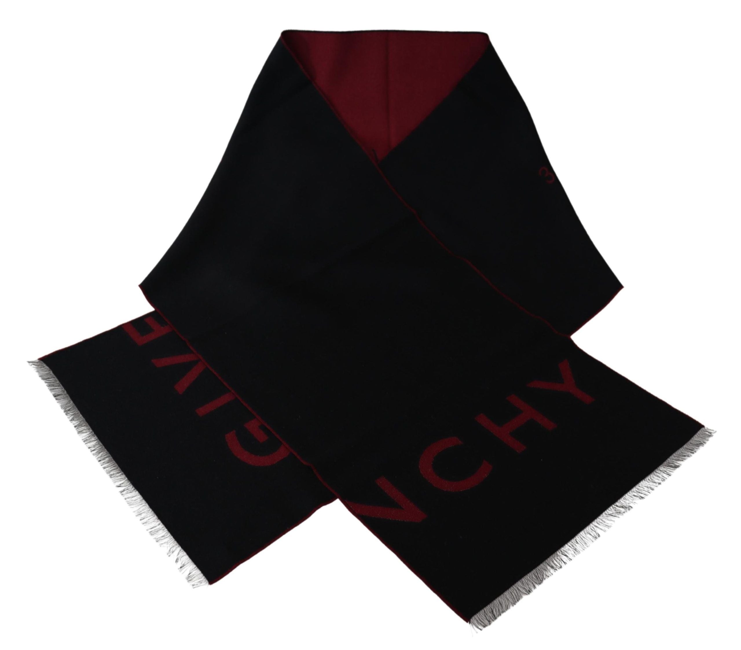 Eleganter Unisex-Schal aus Woll-Seidenmischung von Givenchy