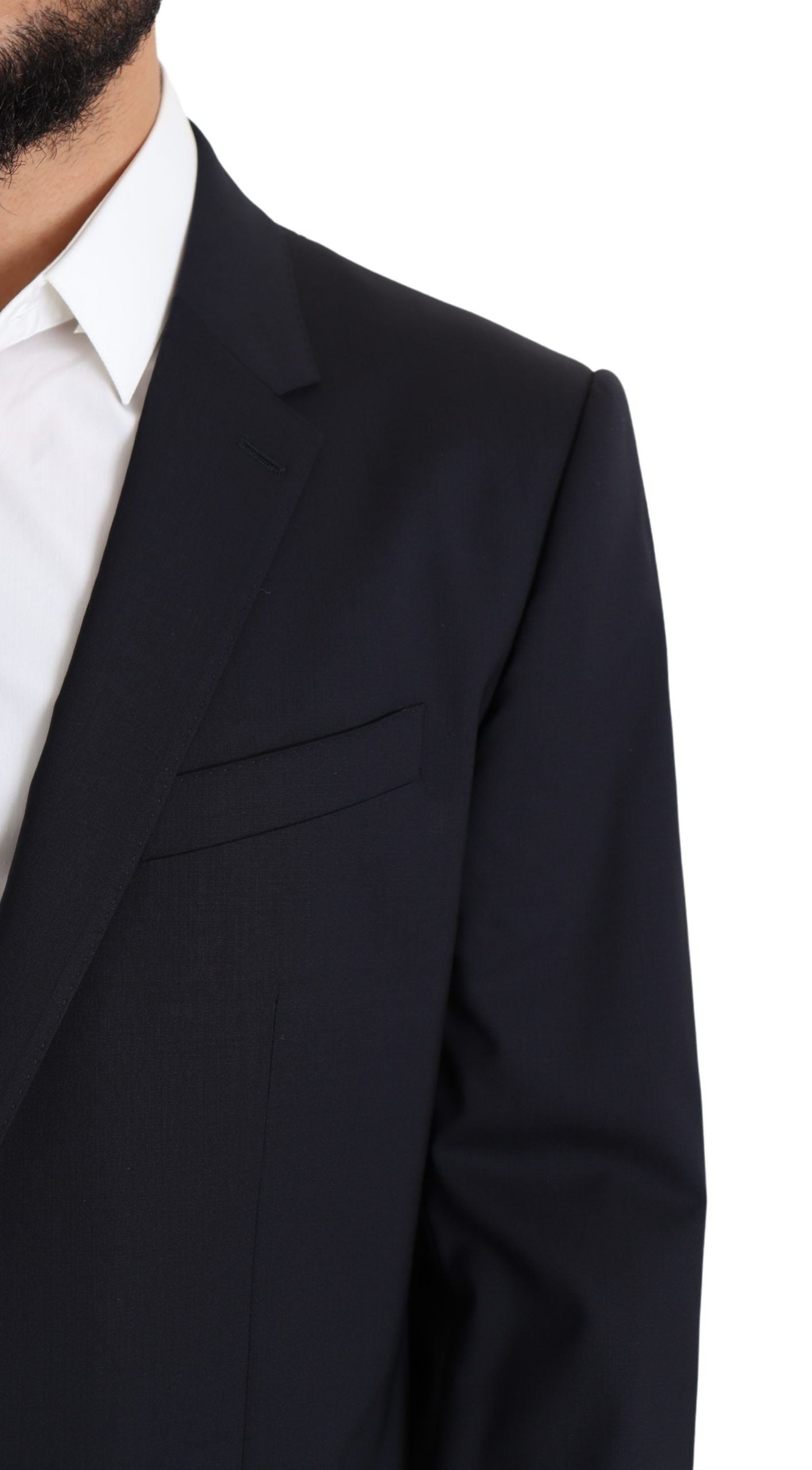 Dolce & Gabbana – Exquisiter schwarzer Martini-Blazer aus Wollstretch