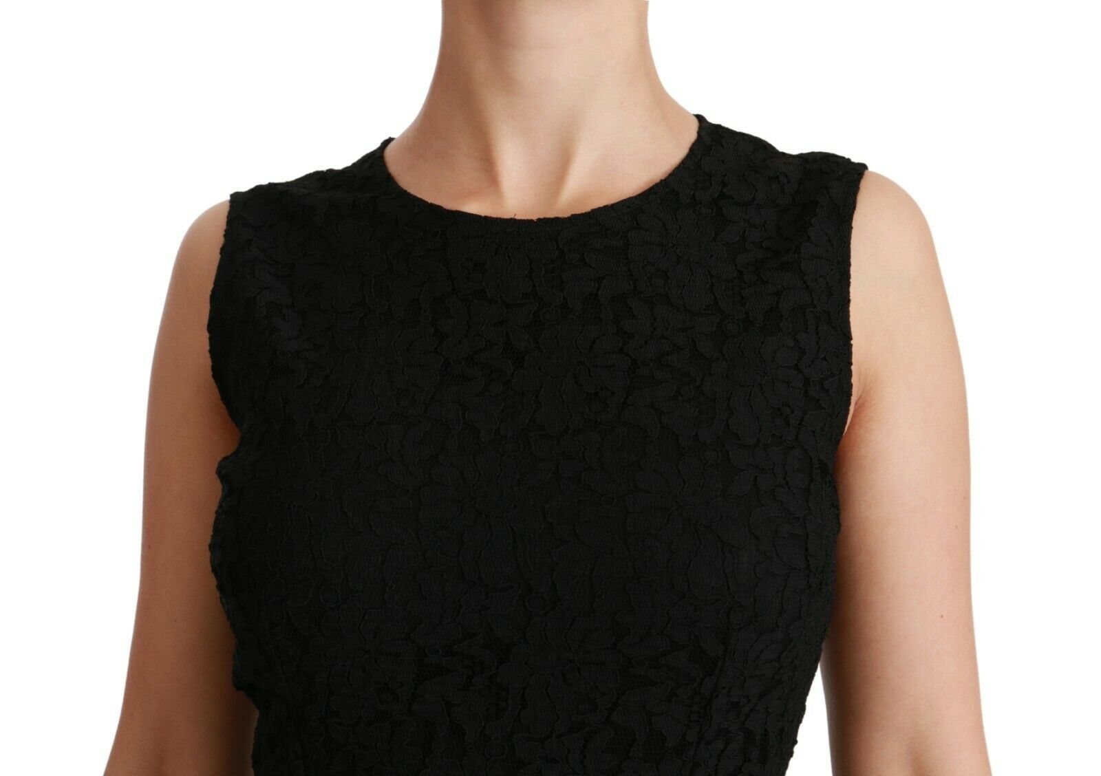 Dolce & Gabbana Elegantes Minikleid aus floralem Spitzenbrokat