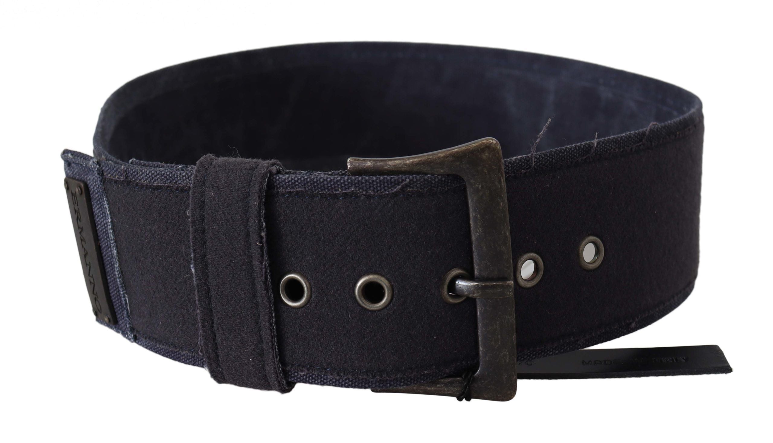 Ermanno Scervino Eleganter klassischer Gürtel aus schwarzem Leder