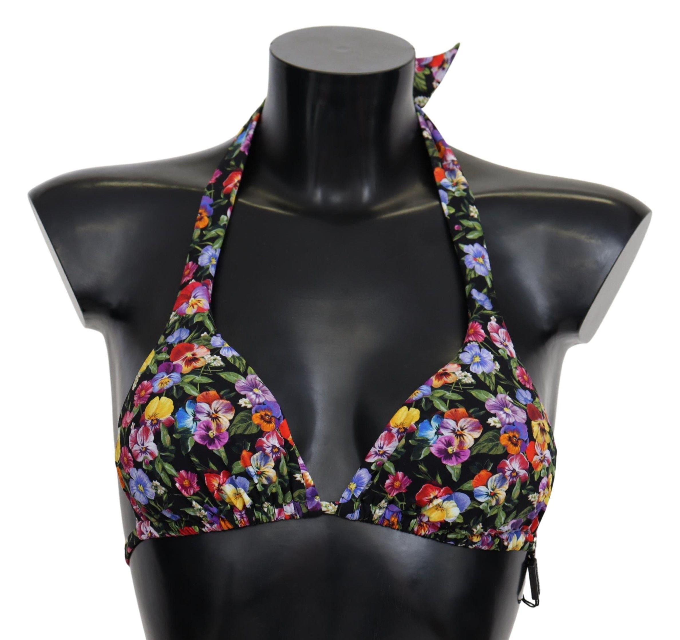 Dolce & Gabbana Schickes Bikinioberteil mit Blumenmuster
