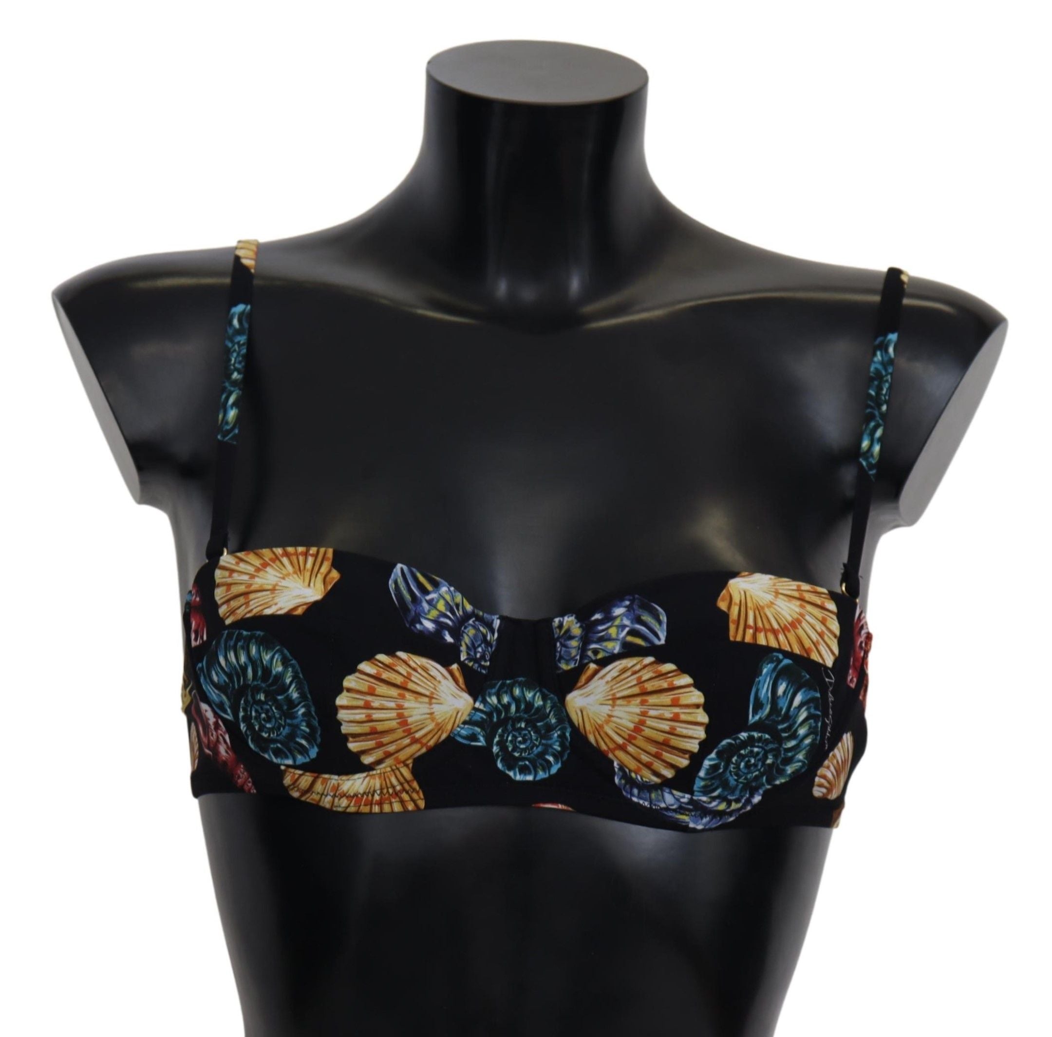 Dolce & Gabbana Schickes Bikinioberteil mit Muschel-Print