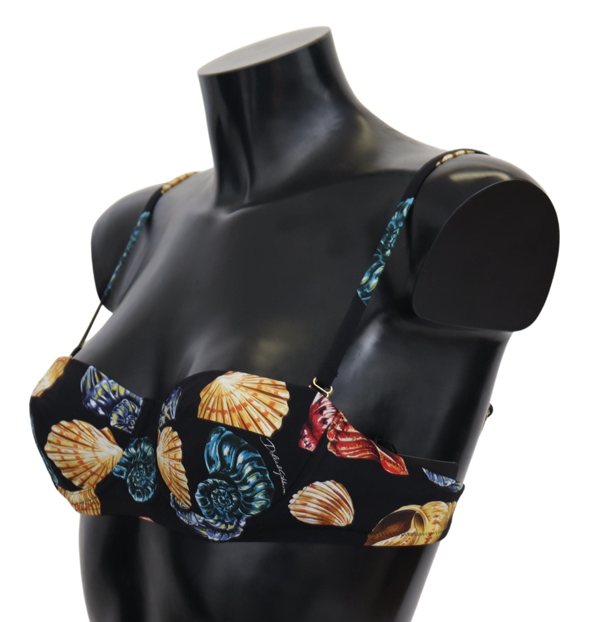 Dolce & Gabbana Schickes Bikinioberteil mit Muschel-Print