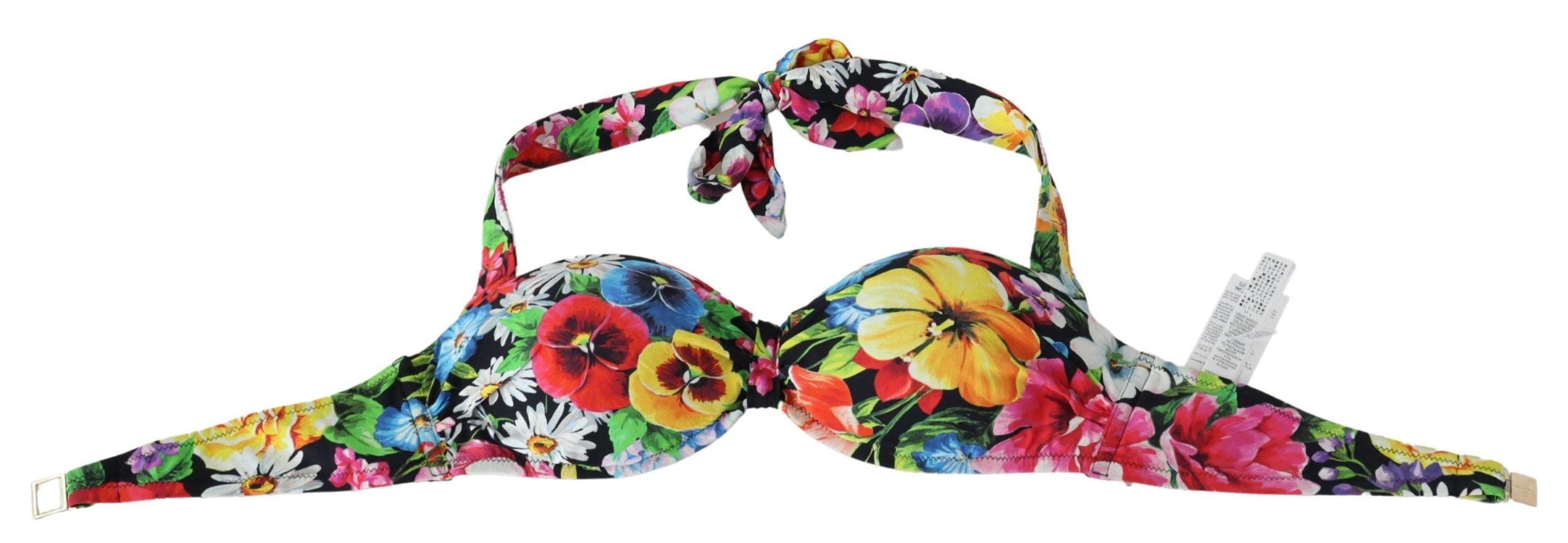 Sutien de bikini Dolce & Gabbana Floral Elegance de înaltă calitate