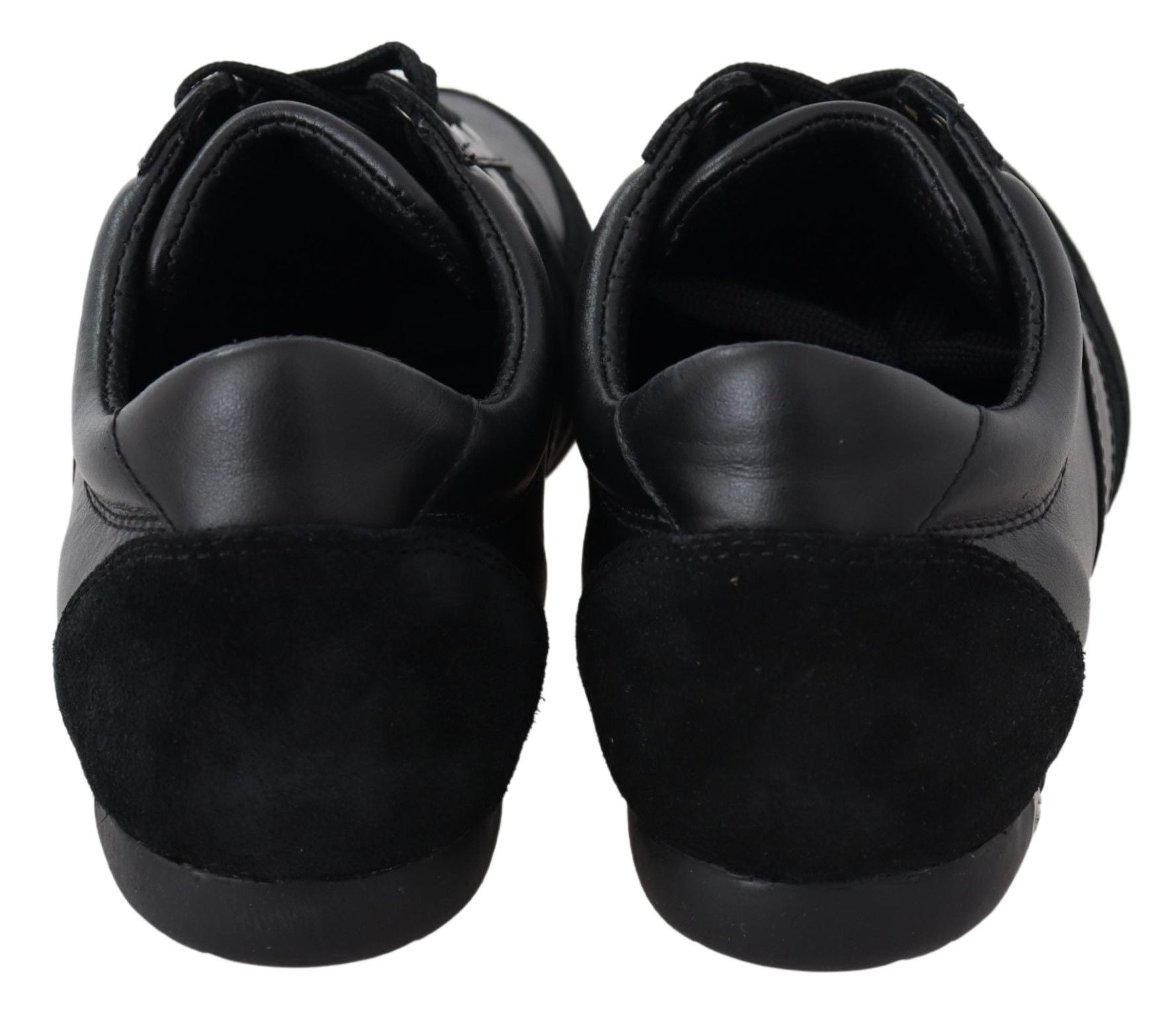 Dolce & Gabbana Elegante schwarze Sport-Sneakers aus Leder