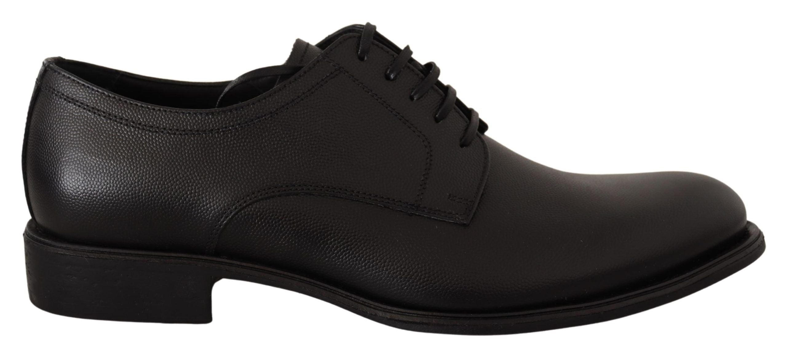 Pantofi Derby Dolce & Gabbana Elegant din piele neagră