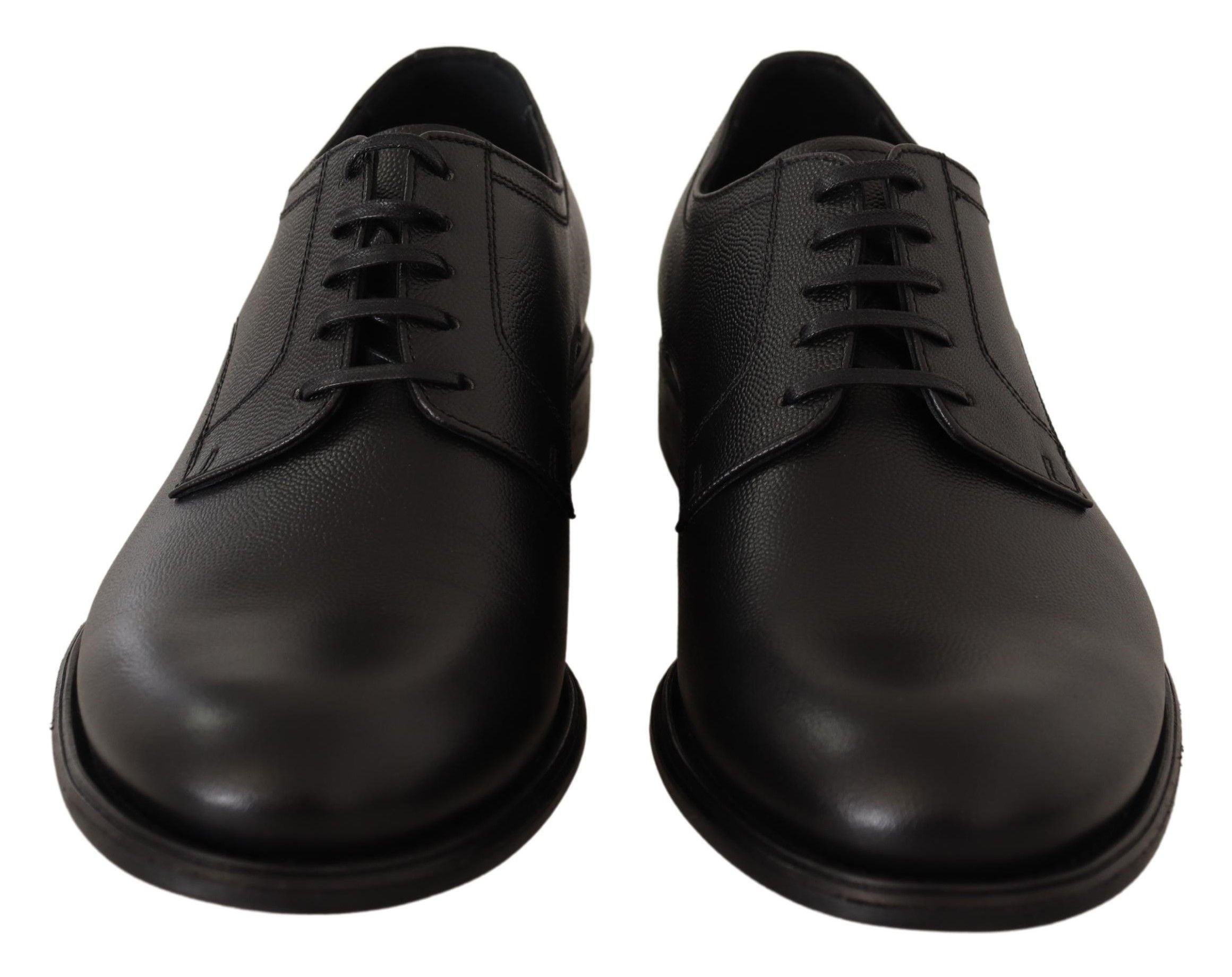 Pantofi Derby Dolce & Gabbana Elegant din piele neagră