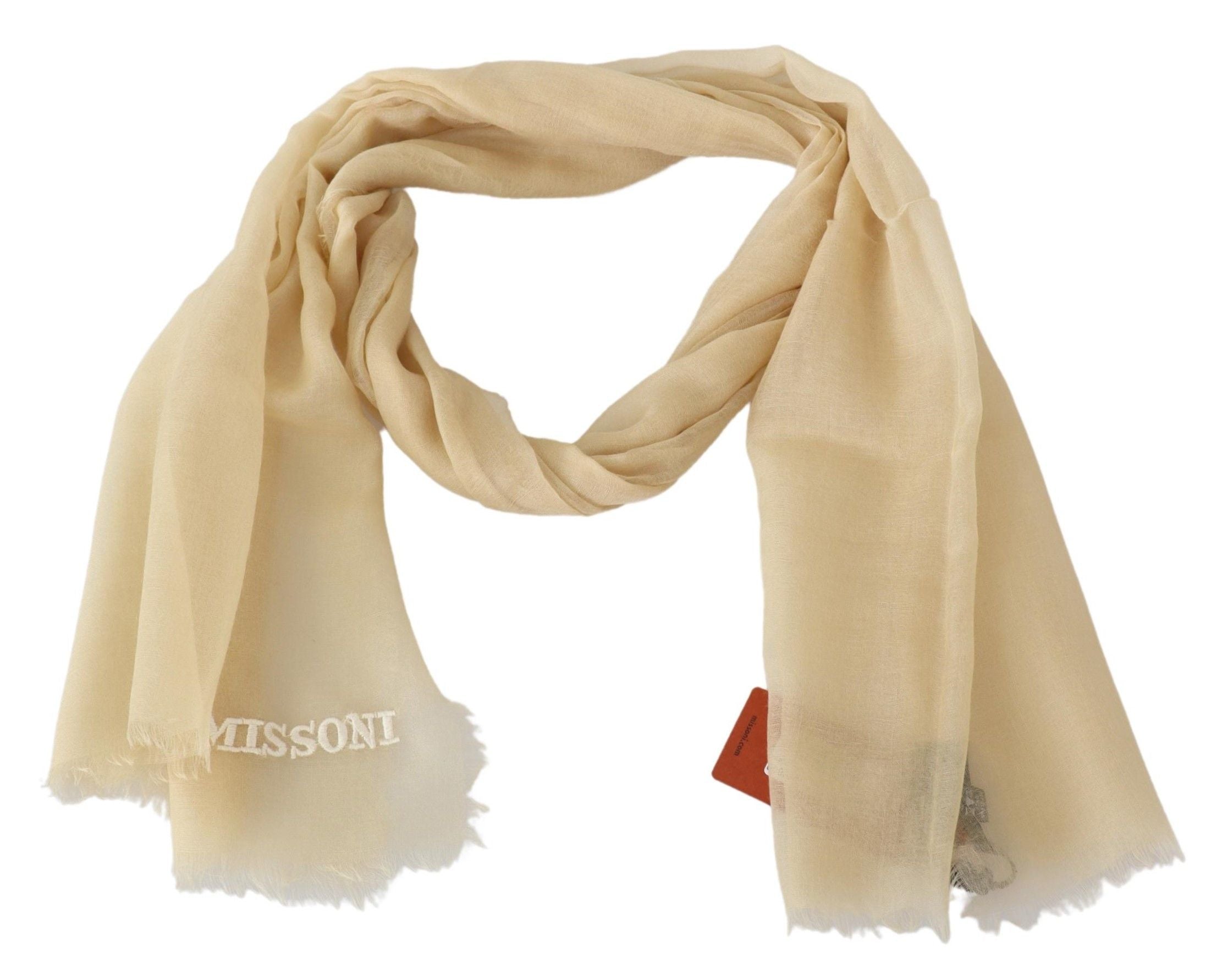 Missoni Eleganter Kaschmirschal in Beige