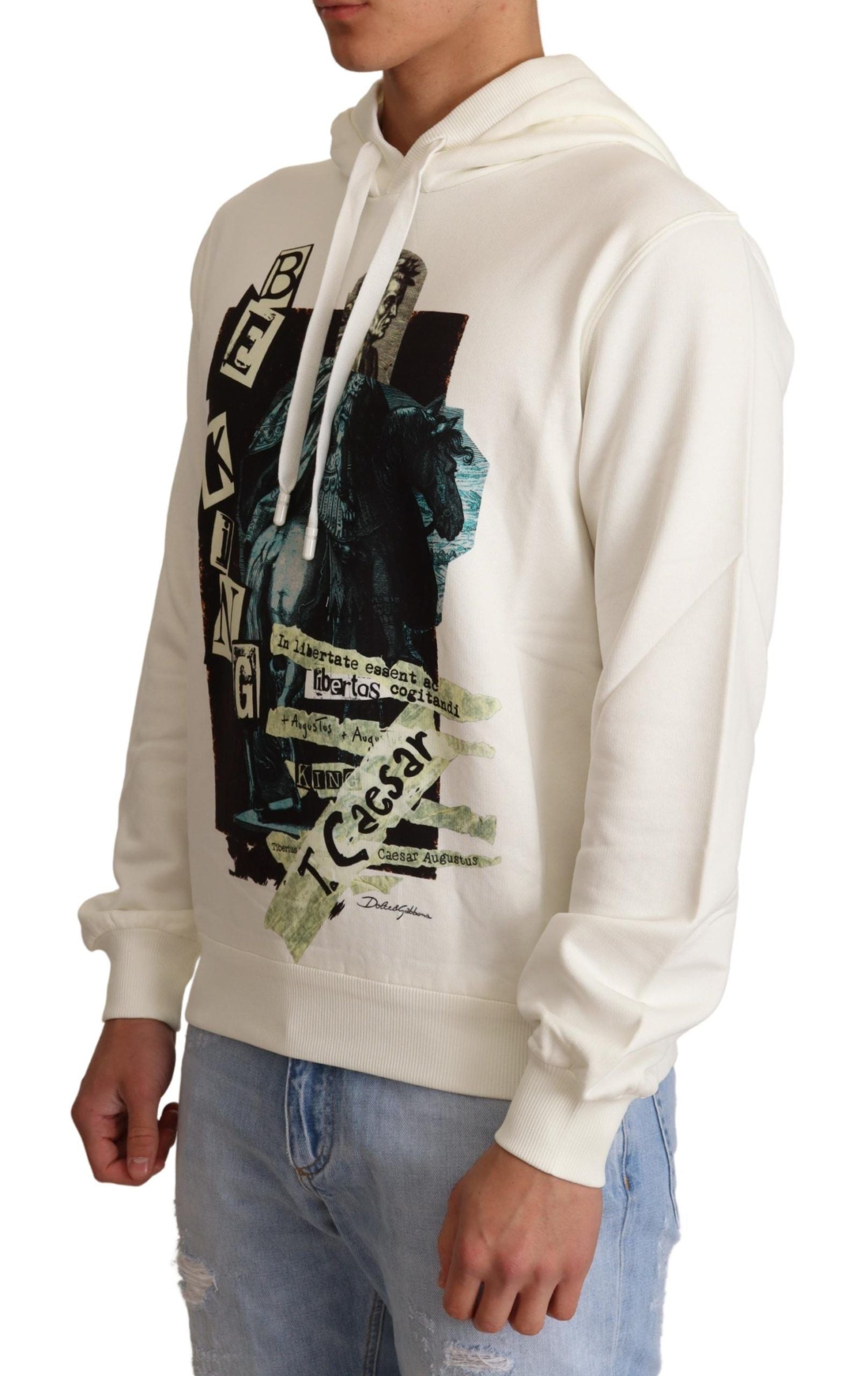 Dolce & Gabbana – Kapuzenpullover mit Regal King-Motiv