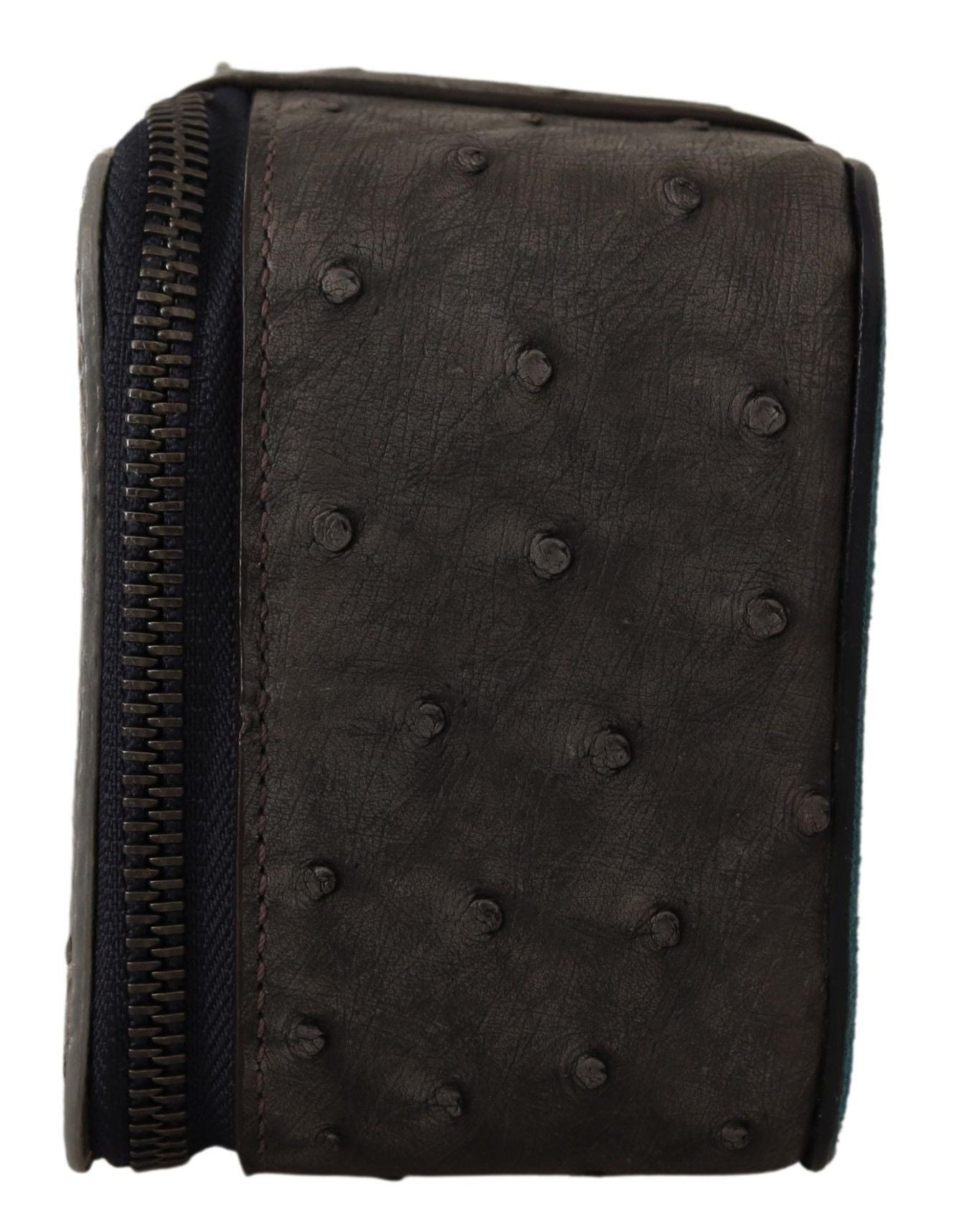 Dolce & Gabbana Exquisite Kosmetiktasche aus exotischem Leder