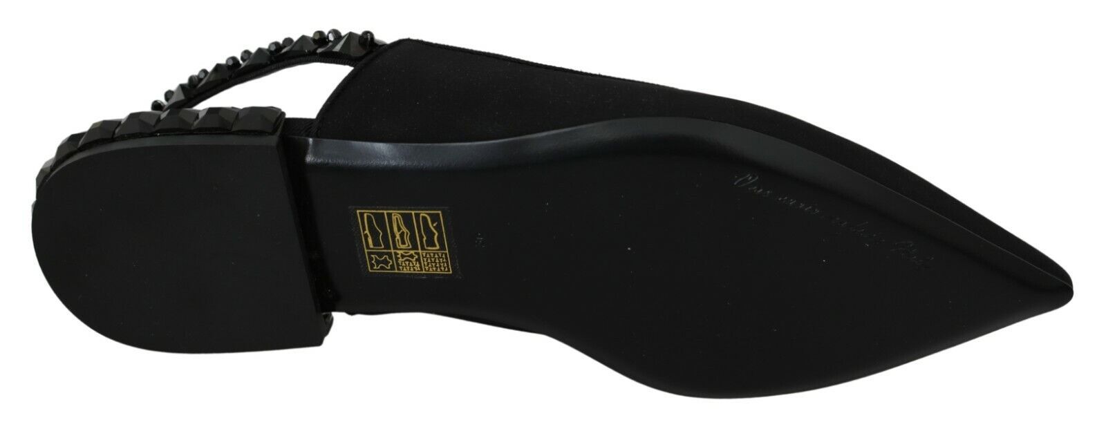 Dolce & Gabbana Elegante Slingback-Ballerinas aus Seidenmischung mit Kristallen
