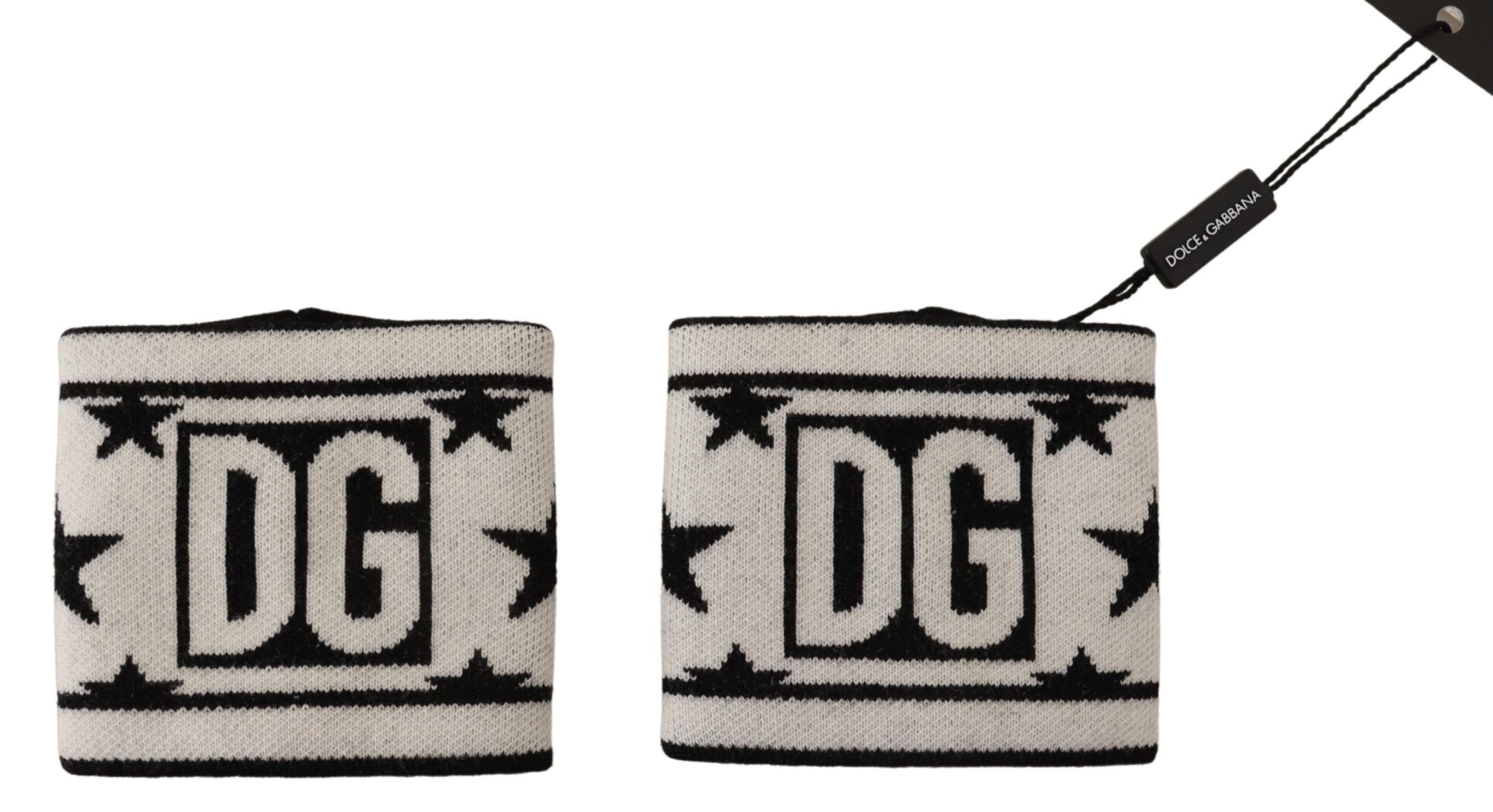 Dolce & Gabbana – Elegantes, einfarbiges Armbandset aus Wolle
