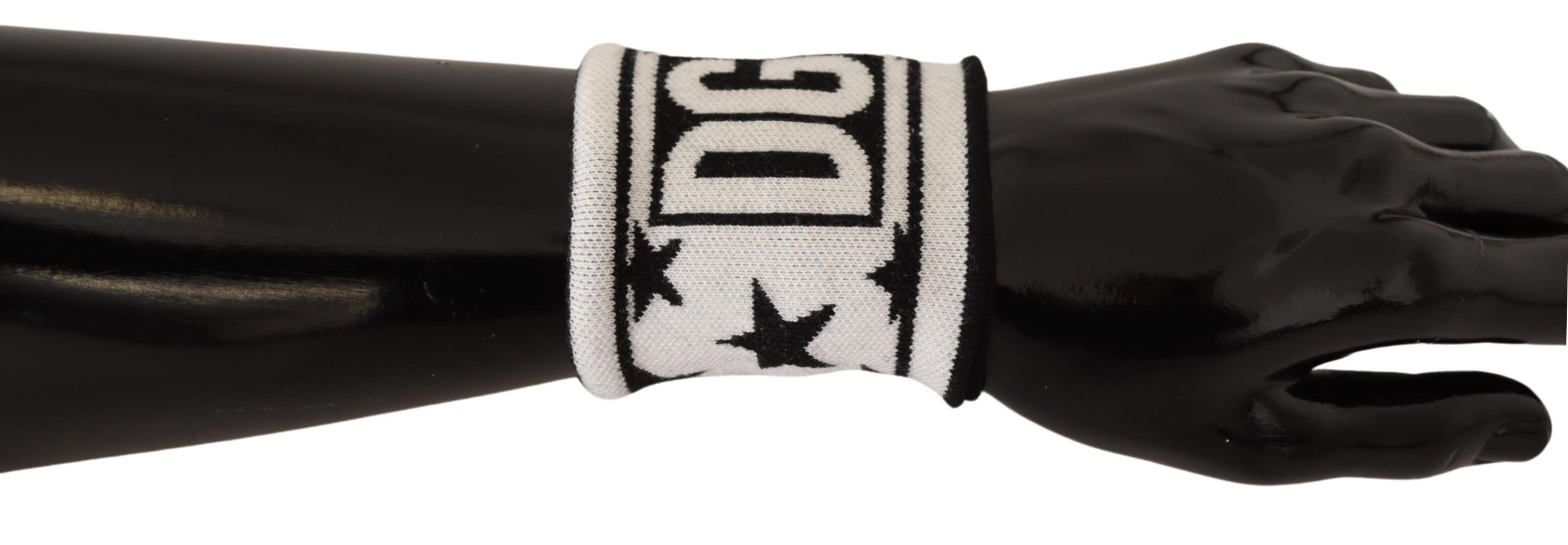 Dolce & Gabbana – Elegantes, einfarbiges Armbandset aus Wolle