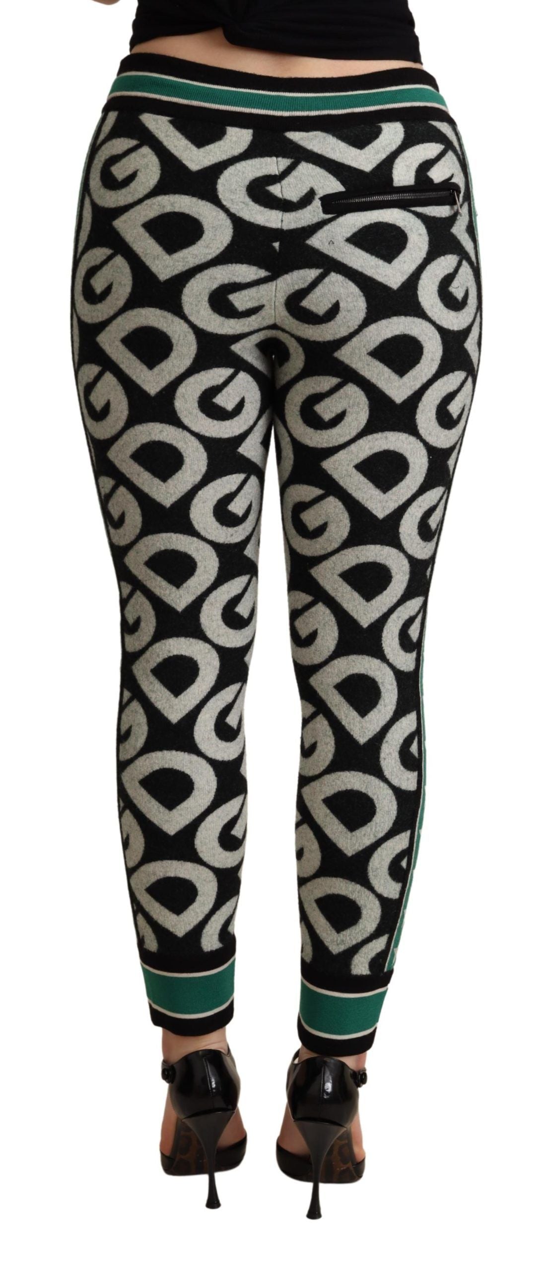 Dolce & Gabbana Jogginghose aus Wollmischung mit Gravur