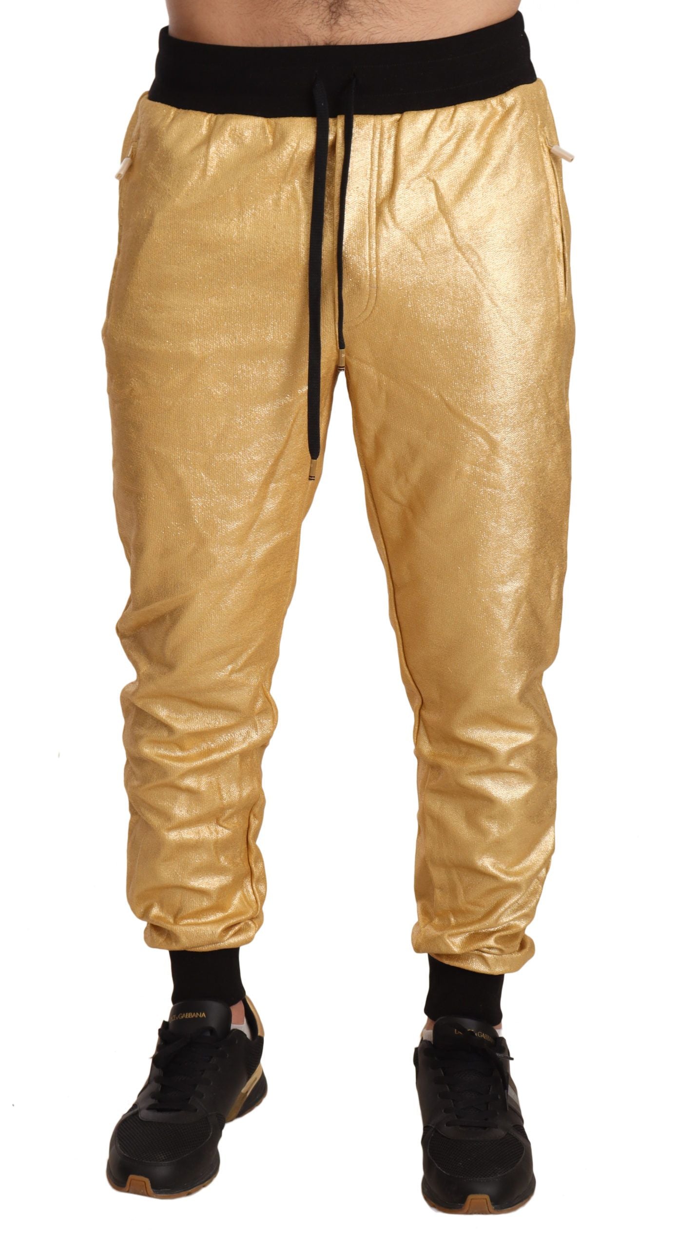 Dolce & Gabbana Goldene Jogginghose „Jahr des Schweins“