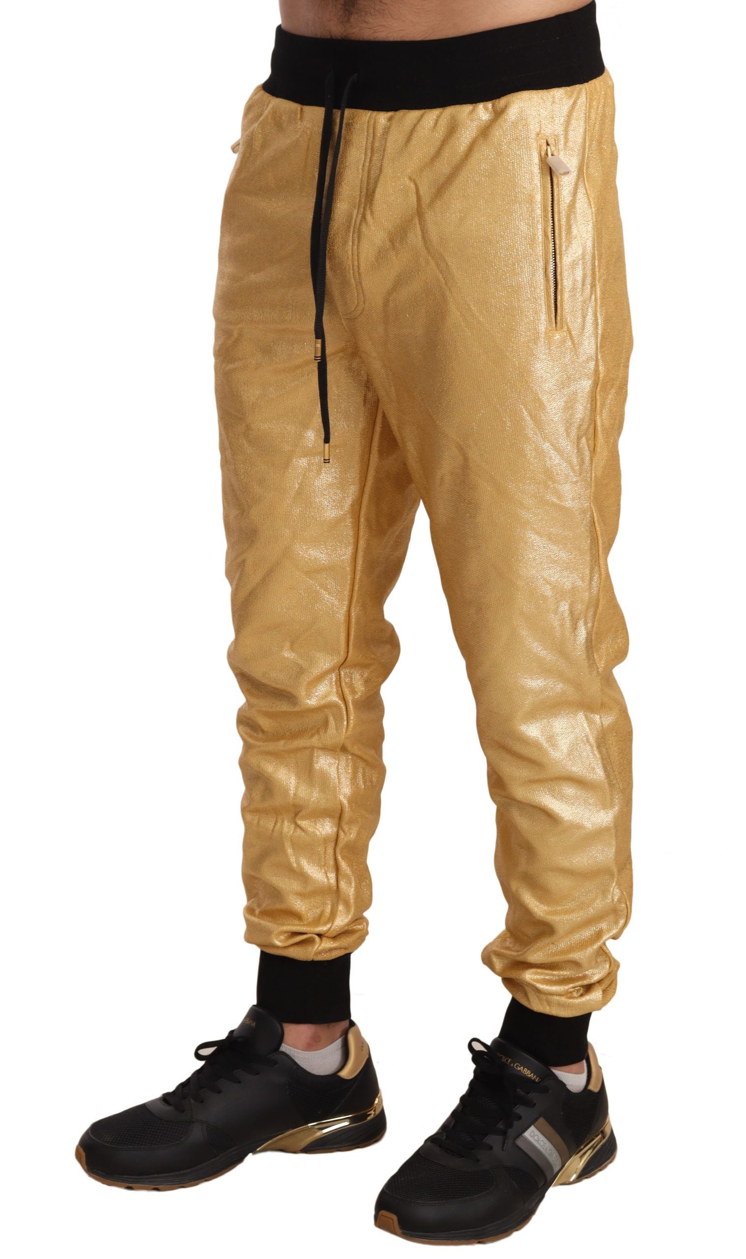 Dolce & Gabbana Goldene Jogginghose „Jahr des Schweins“